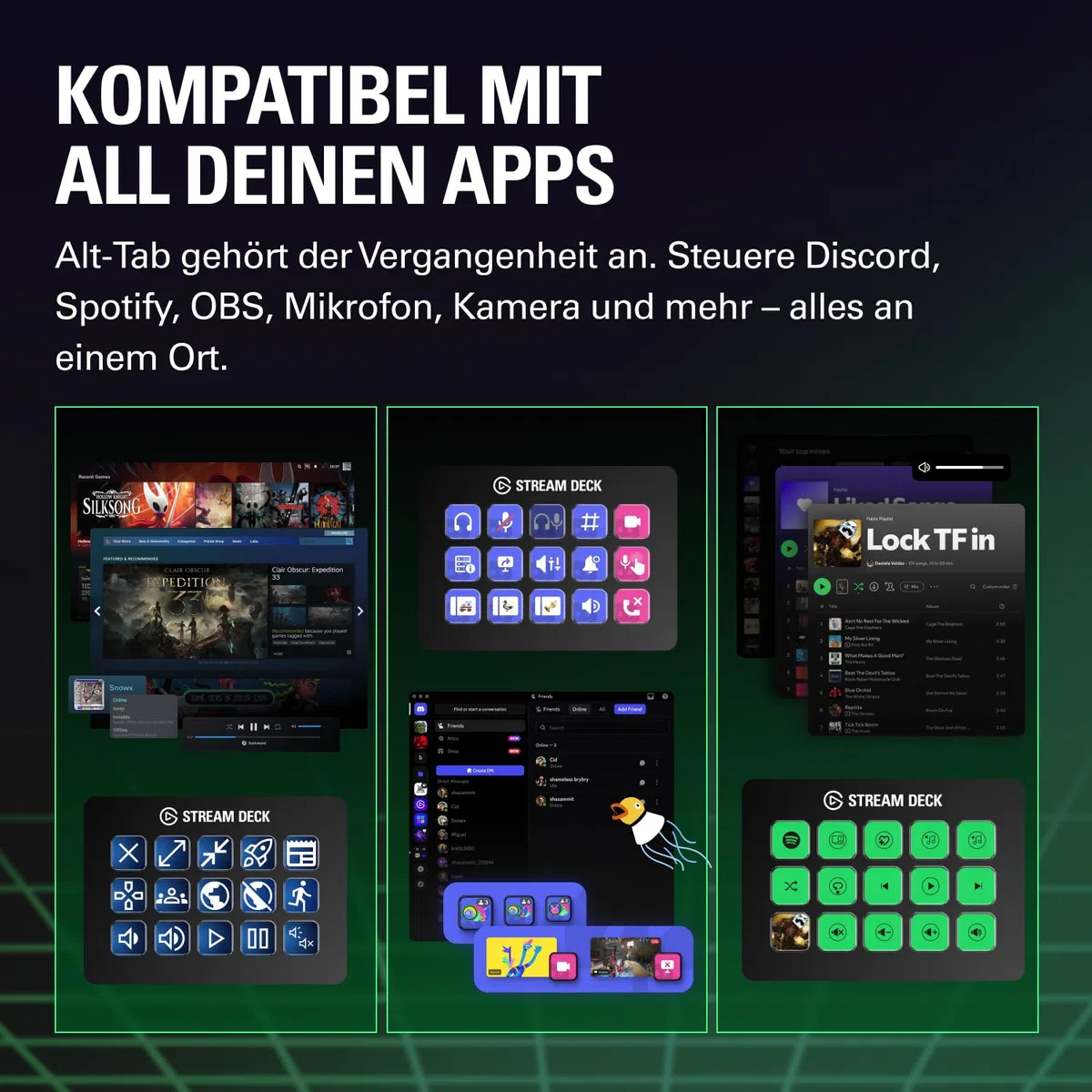 Elgato Stream Deck MK.2 Studio-Controller, 15 Makrotasten, für OBS, Twitch, YouTube, Mac und PC