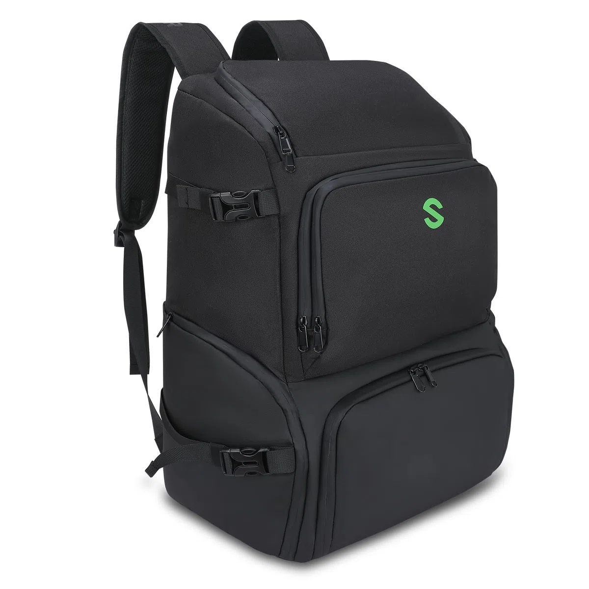 SAVIOUR DJ-Zubehör-Transportpaket, große Ausrüstungstasche für Solo-Musiker, DJ-Ausrüstung, Mikrofonständer und Kabel, robuster Gig-Rucksack