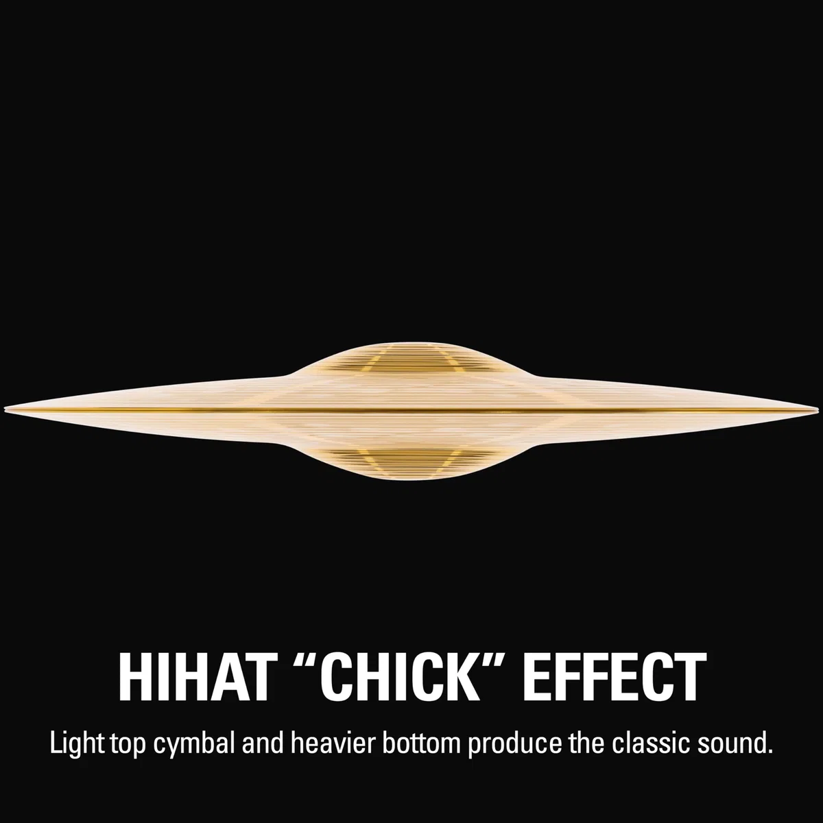 Meinl Cymbals HCS Hihat — 13 Zoll (Video) Schlagzeug Becken – Paar – (33,02cm) Messing, Traditionelles Finish (HCS13H)