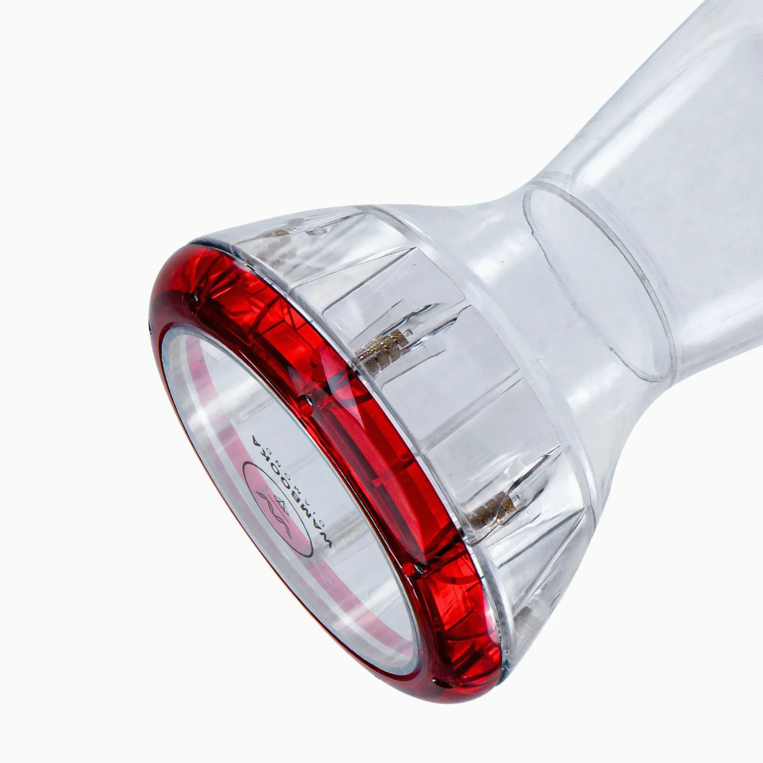 Ruby Darbuka Trommel mit stimmbarem Kopf 22,2 cm und gepolsterter Tasche, 43,2 cm Länge, transparentes Polycarbonat