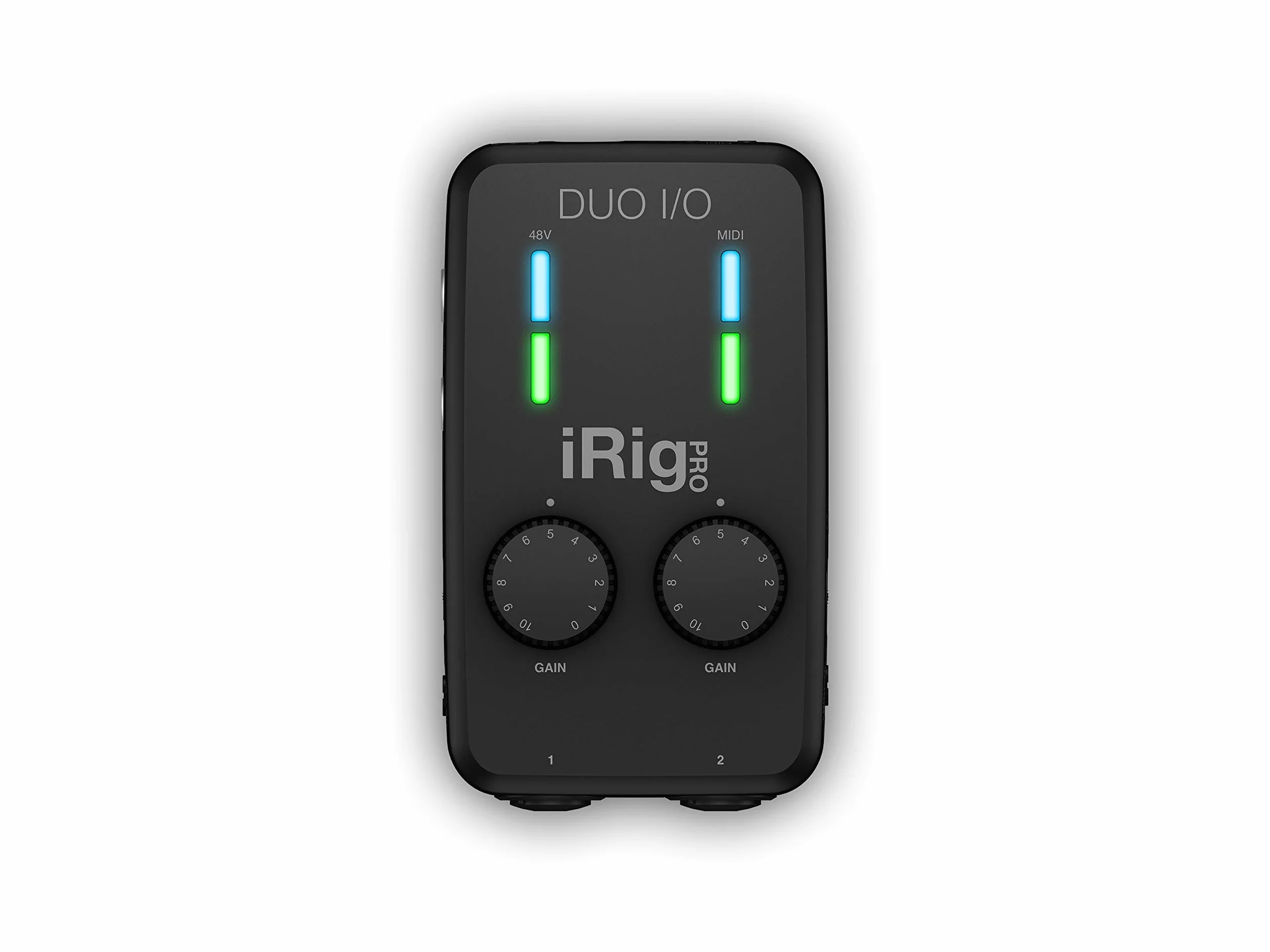 IK MUltimedia iRig Pro Duo I/O - Universelles Zweikanal-Audio-/MIDI-Interface für iPhone, iPad, Android und MAC/PC