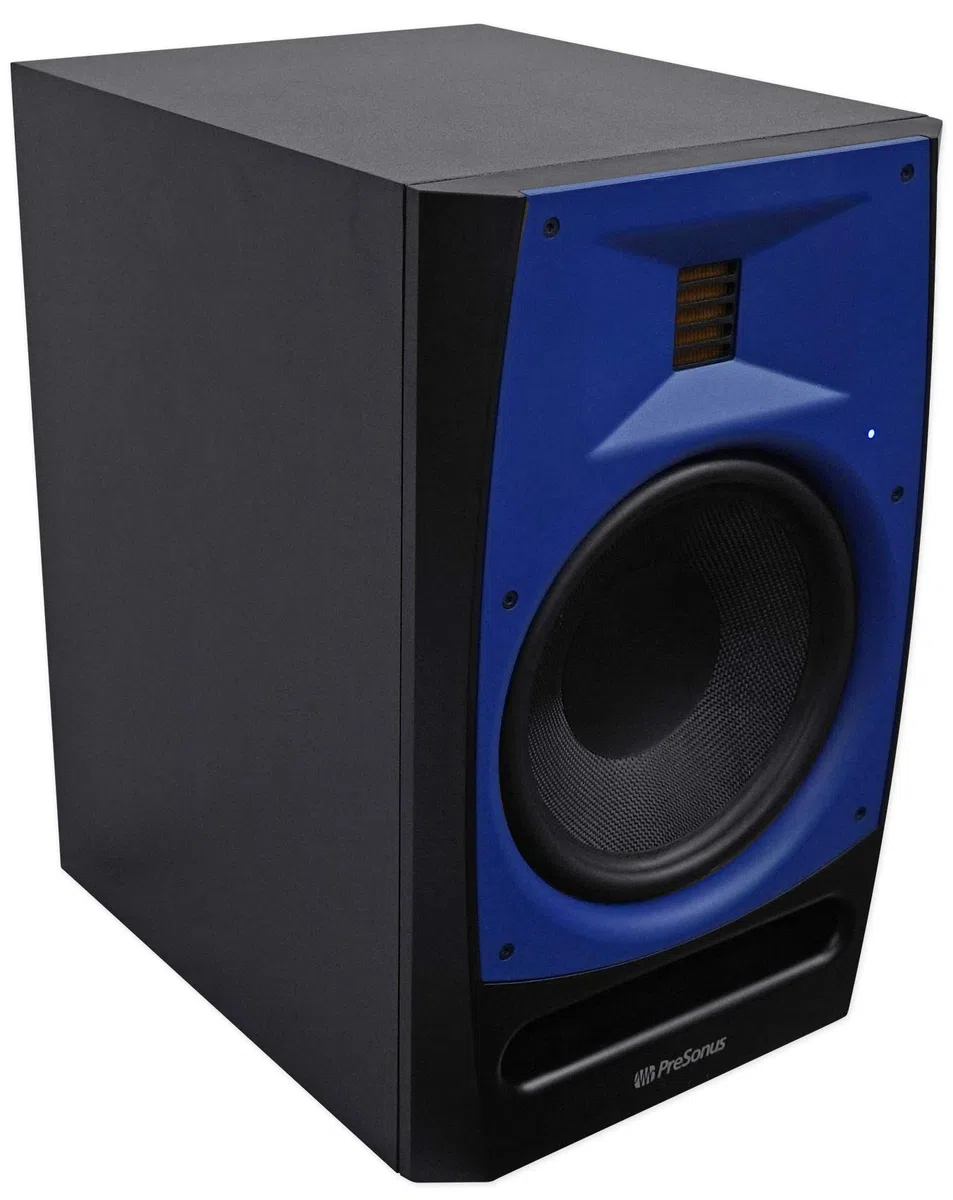 PreSonus R80 AMT Studiomonitor mit 8" Treiber und Bändchenhochtöner, Schwarz