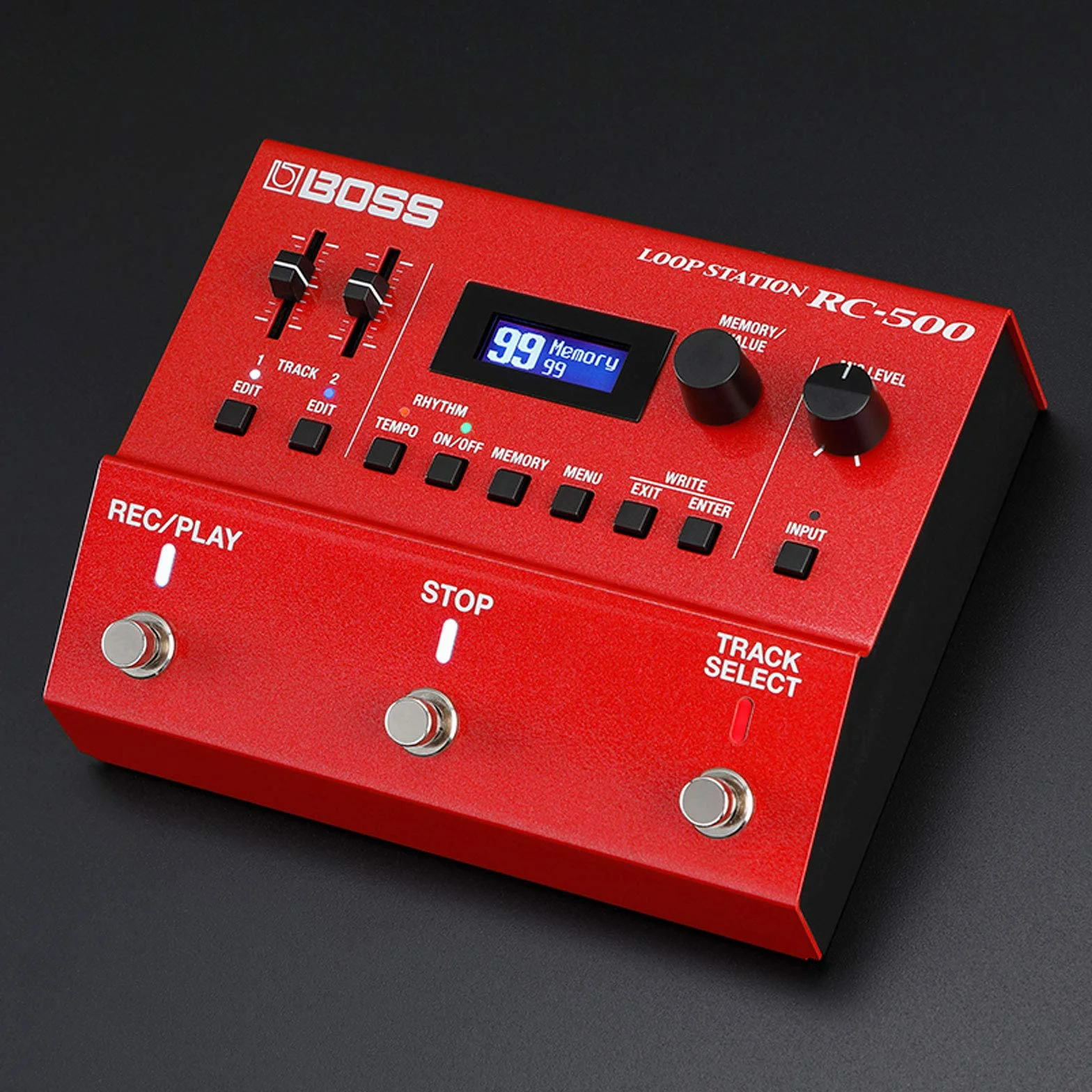 Boss RC-500 2-Spur Loop Station Looper Effekt Pedal + keepdrum 9V Netzteil