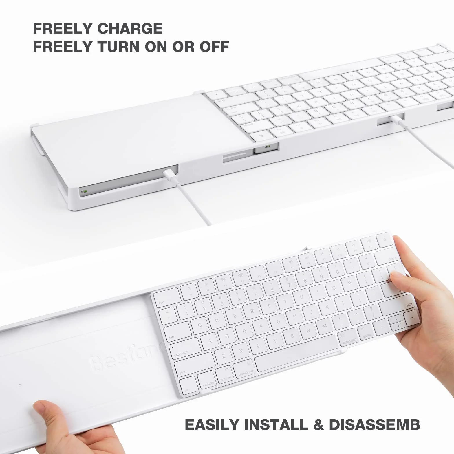 Ständer, kompatibel mit Apple Magic Wireless Keyboard und Apple Magic Trackpad (Keyboard und Trackpad sind Nicht im Lieferumfang enthalten)