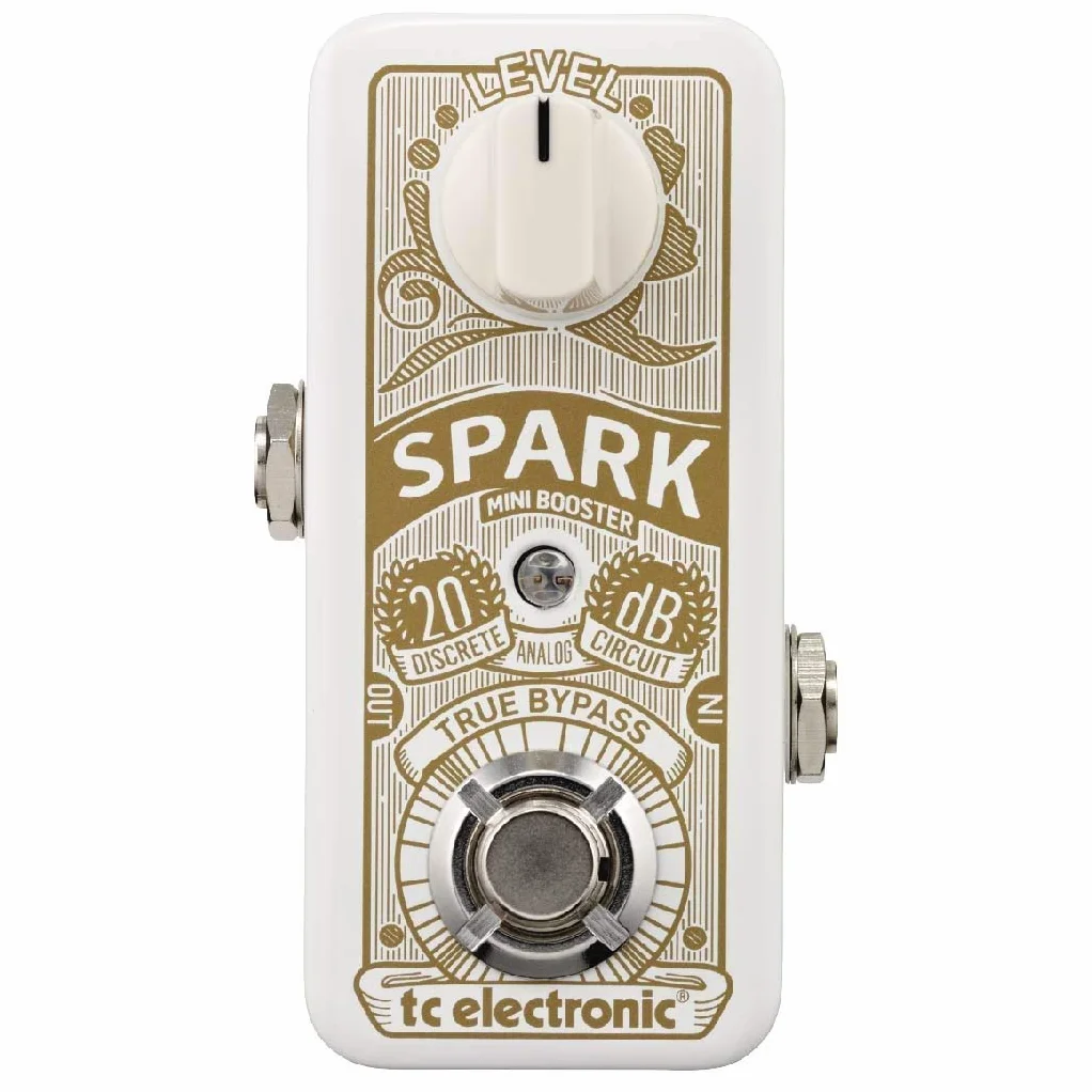 TC Electronic SPARK MINI BOOSTER Ultrakompaktes Booster-Pedal mit PrimeTime-Schaltung und vollständig analogem Design