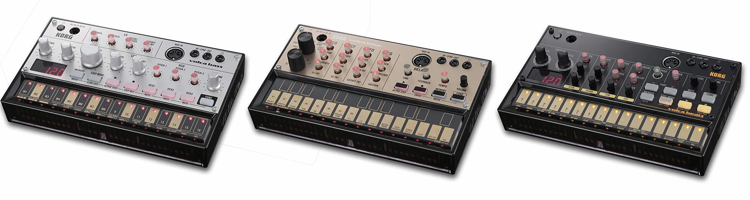 Korg VOLCA-KEYS Analog-Synthesizer Schwarz