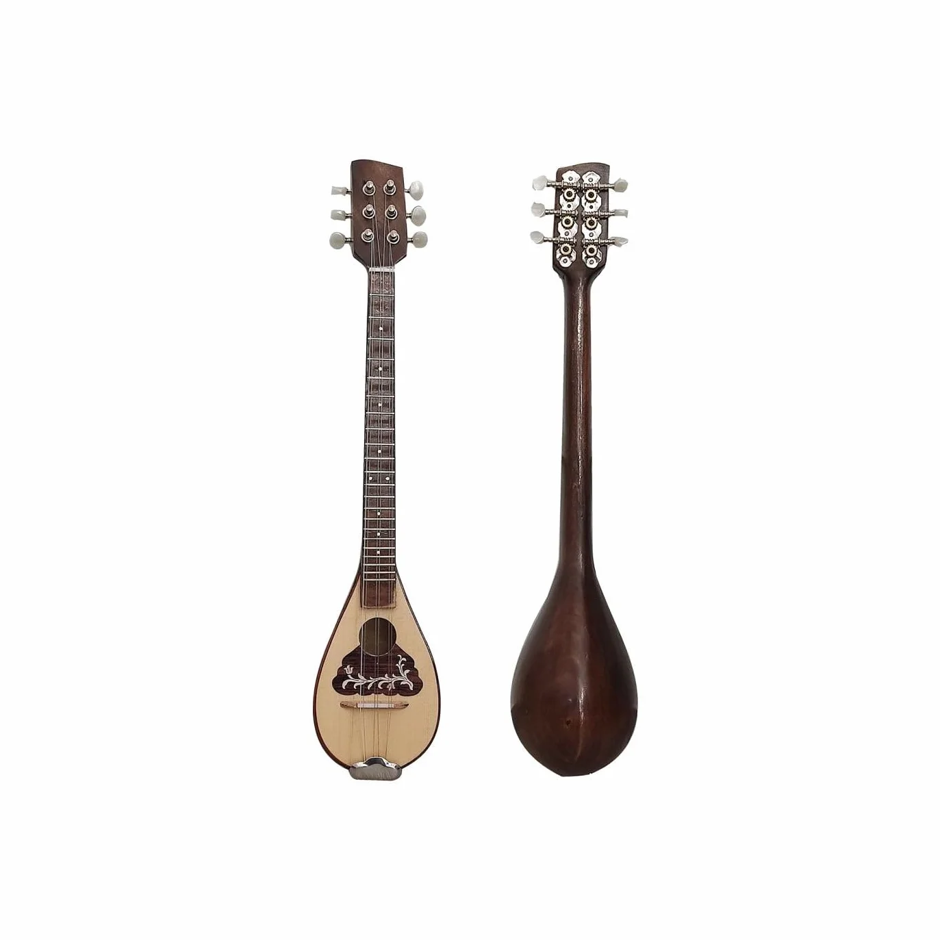 Generic Baglamas Pegasus D1 - Baglama - Laute - Vollgröße - 5 Saiten - Nylon - Tanne - Traditionelle griechische Laute