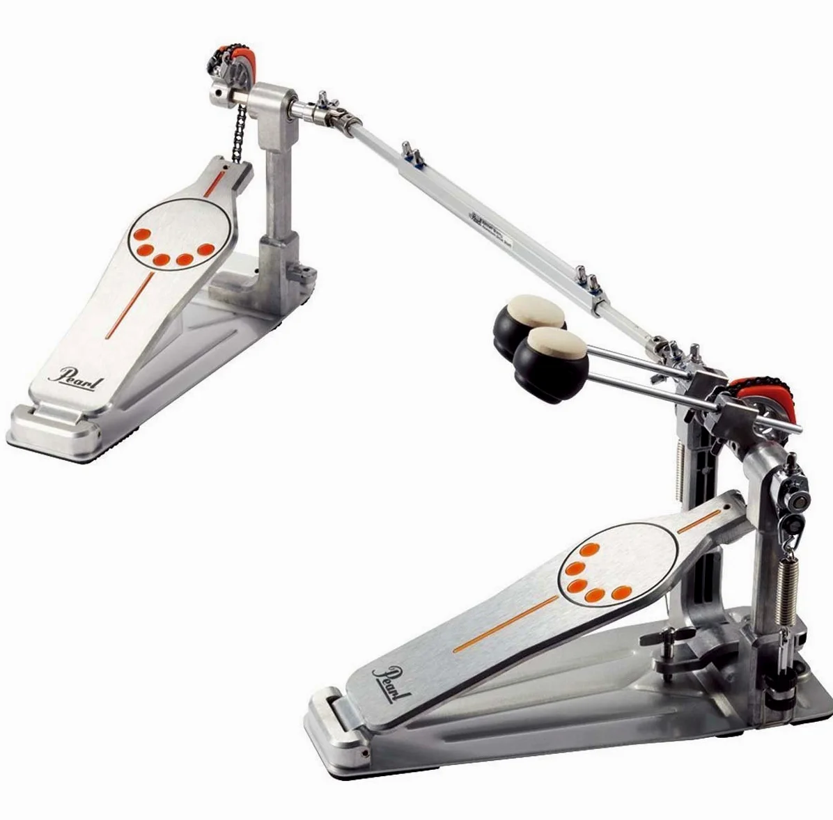 Pearl P-932 Doppelfussmaschine Bassdrum-Pedal + keepdrum Drumsticks