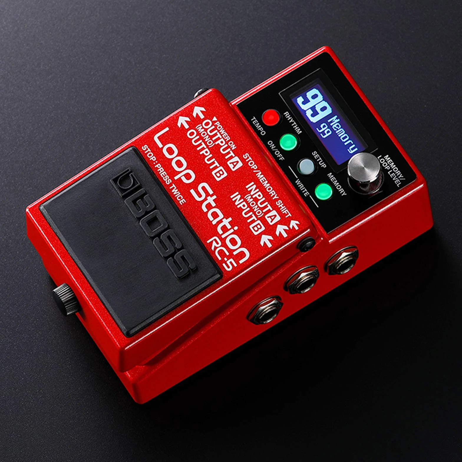 Boss RC-5 Looper Pedal Loop Station + keepdrum Gitarrenkabel 3m