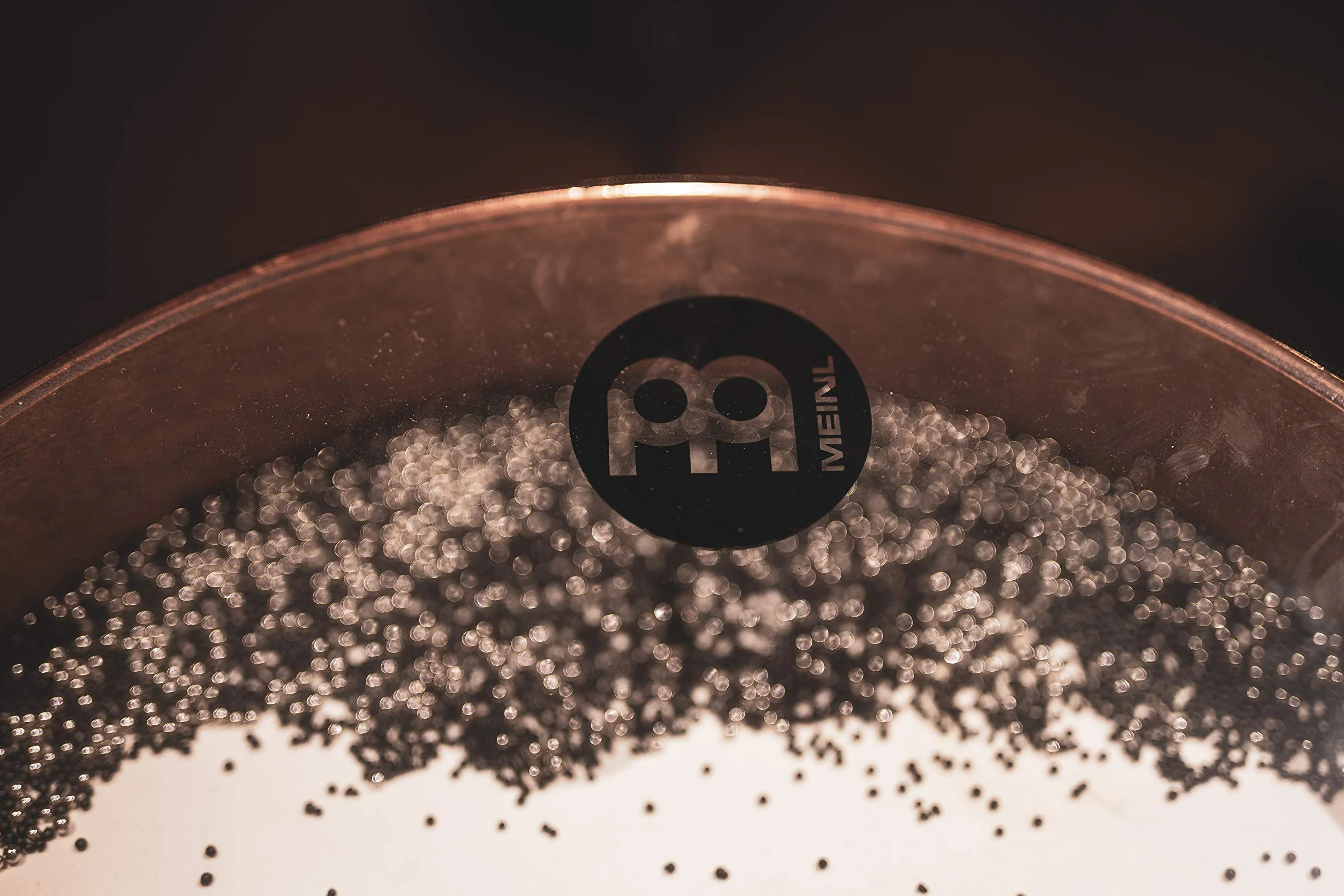 Meinl Percussion FD20SD Sea Drum, Frame Drum mit Kombination aus Ziegenfell und Kunststofffell, 50.8 cm (20 Zoll) Durchmesser, african brown