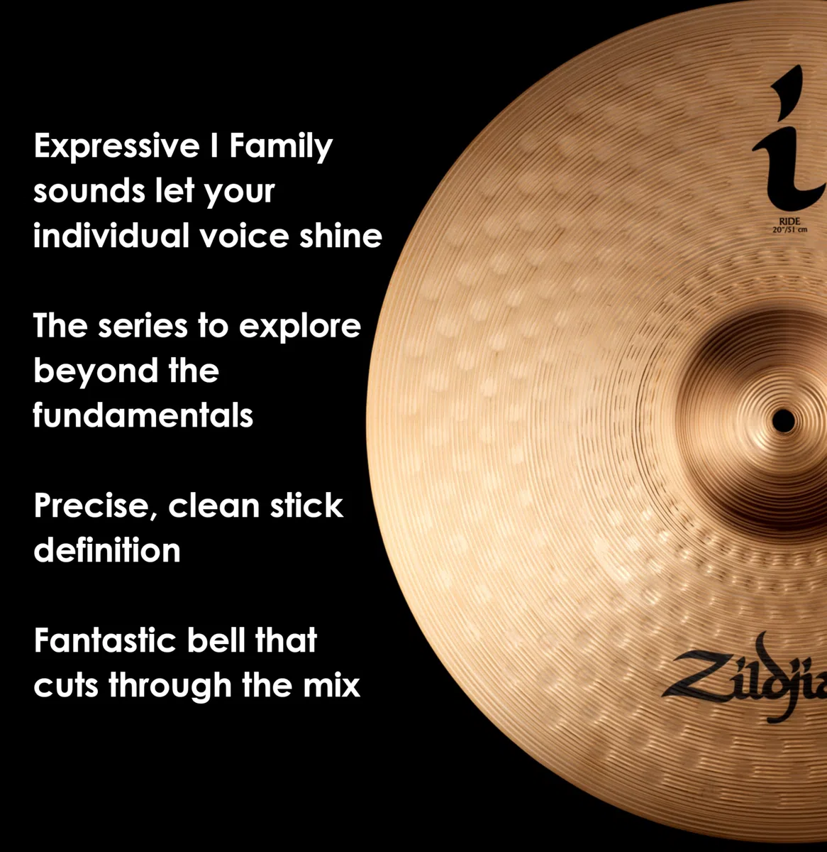 Zildjian I Family Crash Ride 20"