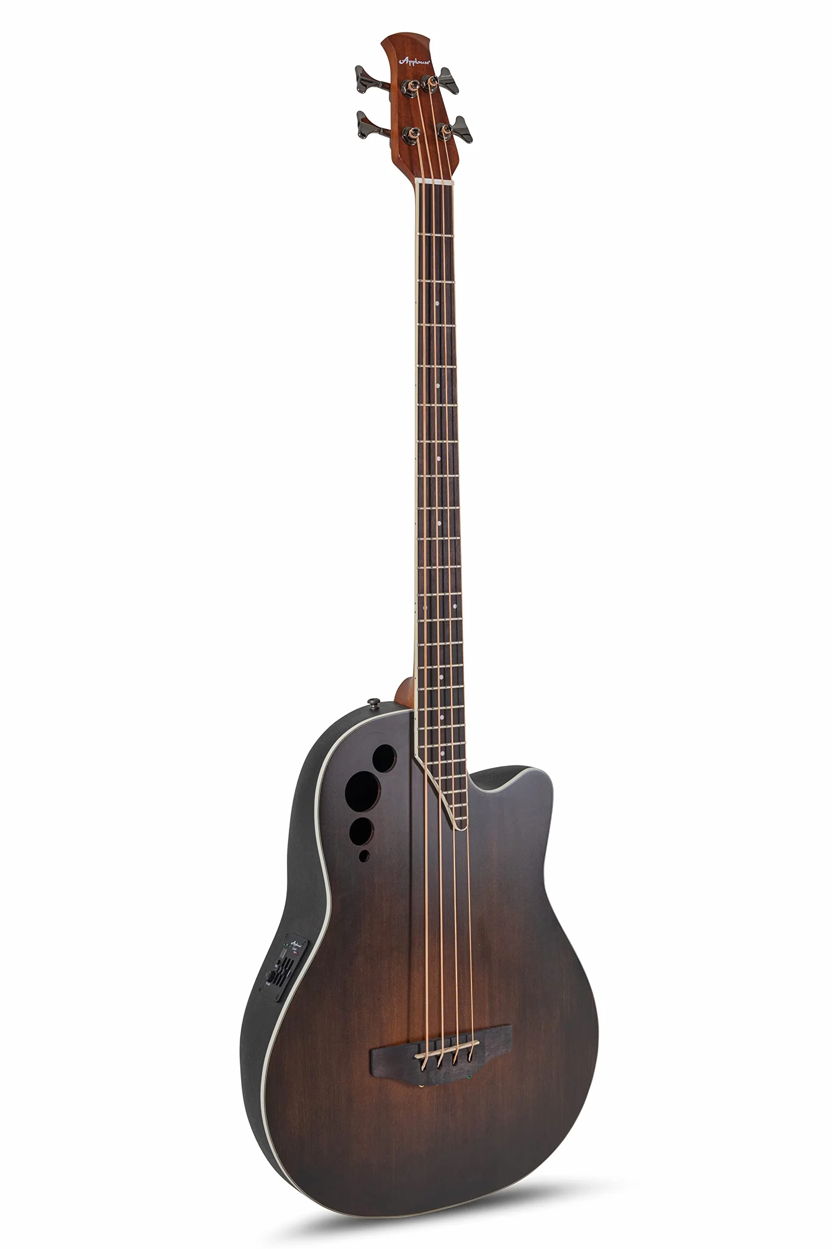 Applause E-Akustikbass Elite AEB4 Mid Cutaway 4-string Roundback Lyrachord Korpus Mid-Depth AP3TP Preamp Decke Fichte Vintage Varnish Satin AEB4-7S
