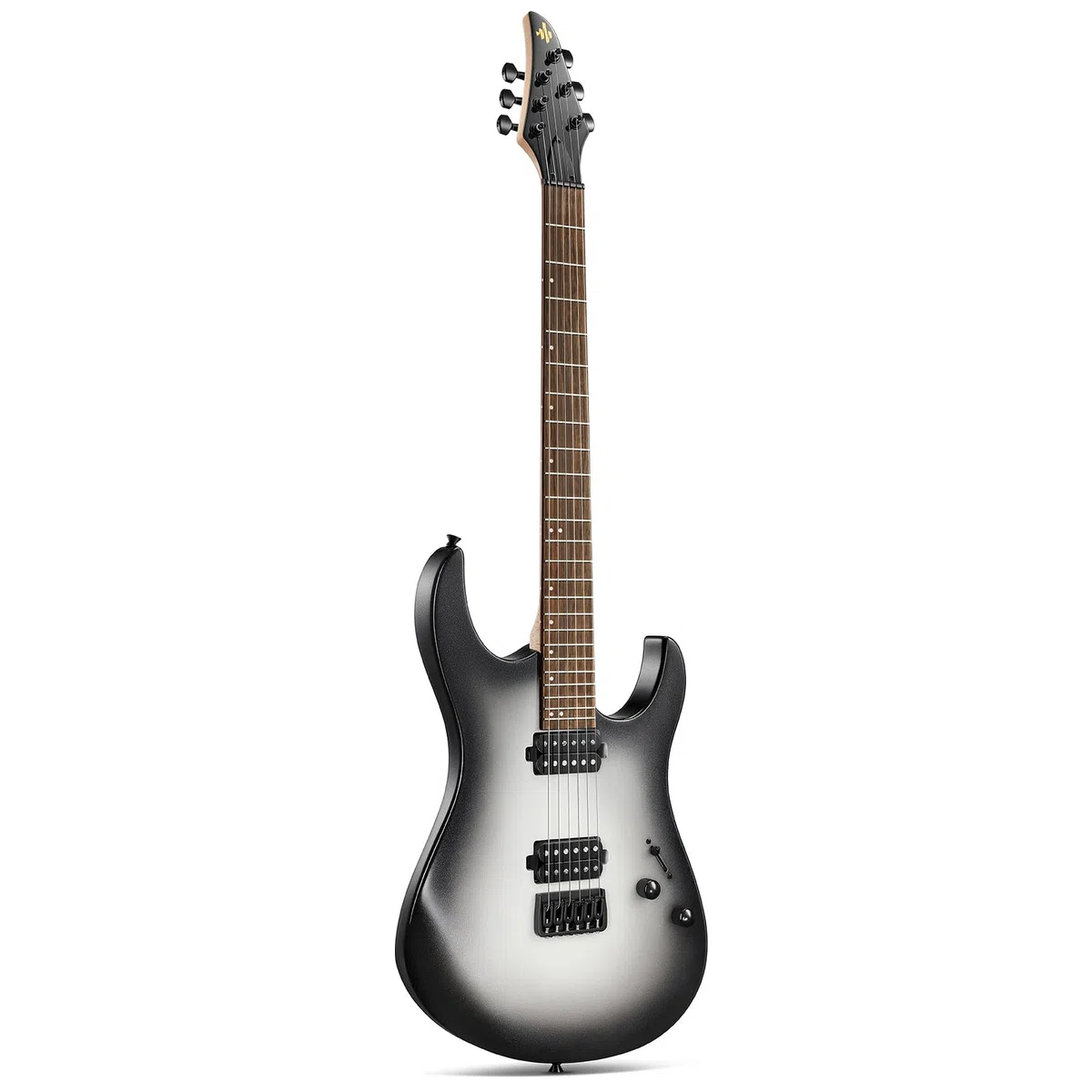 Donner Solid Body E-Gitarre, 39 Zoll Metall E-Gitarre Anfänger Kits mit Tasche, Saiten, Gurt, Kabel, Saitendämpfer für Rockmusikliebhaber, DMT-100 (Gradient Black)