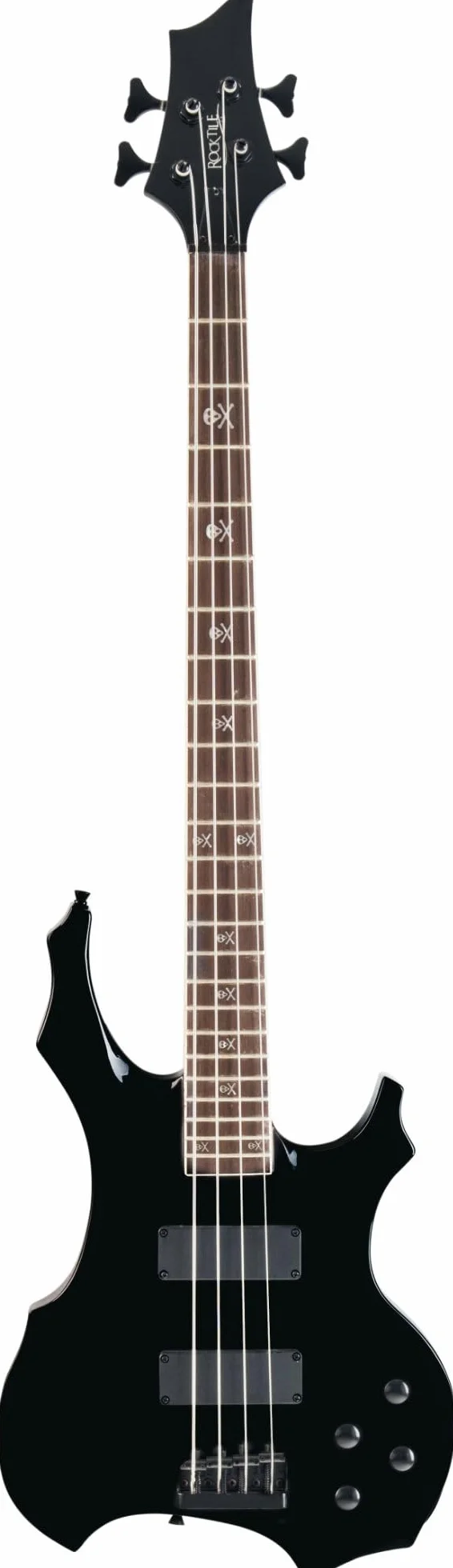 Rocktile Pro BB104-B BattleBone E-Bass Set Schwarz