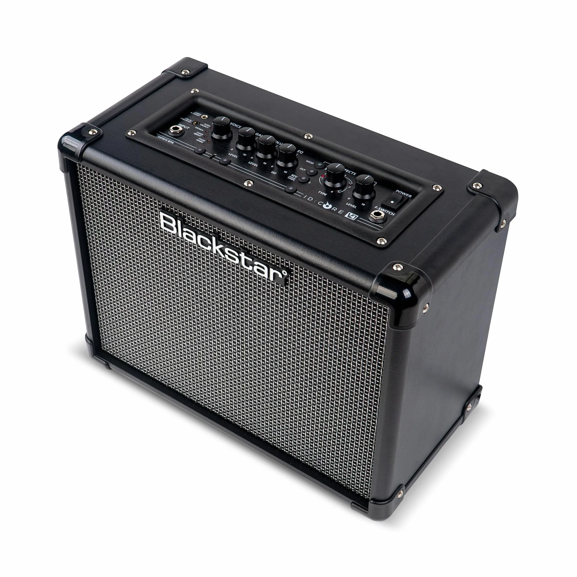 Blackstar ID:Core 20 V4 – 20W Gitarrenverstärker – Stereo-Modelling-Combo mit integrierten Effekten, CabRig Lite, USB-Aufnahme, 1W Leistungsreduzierung und ISF-Regelung (Standard-Konnektivität)
