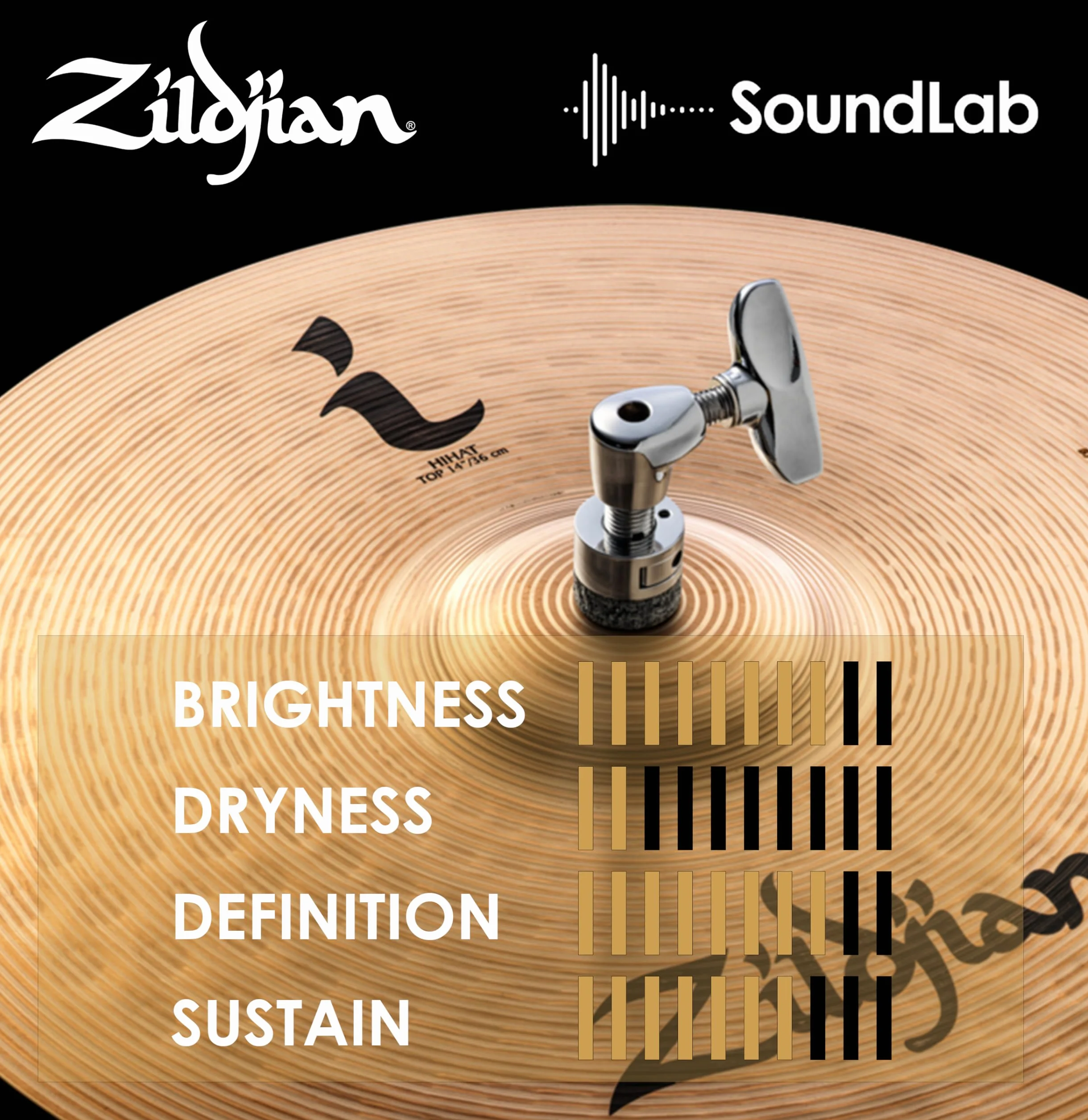 Zildjian ILH14HP I Family Series - Hi Hat Pair - 14"