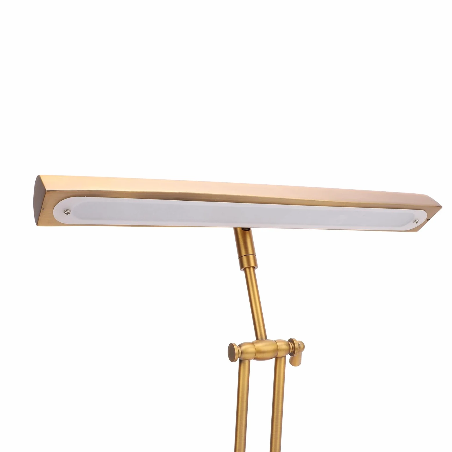 Vintage-Bankerlampe mit Stufenloser Dimmfunktion, 12 W Verstellbares Klavierlicht für Klavier und Flügel, Augenschonende LED-Arbeitsbeleuchtung von 3000 K Bis (EU-Stecker)