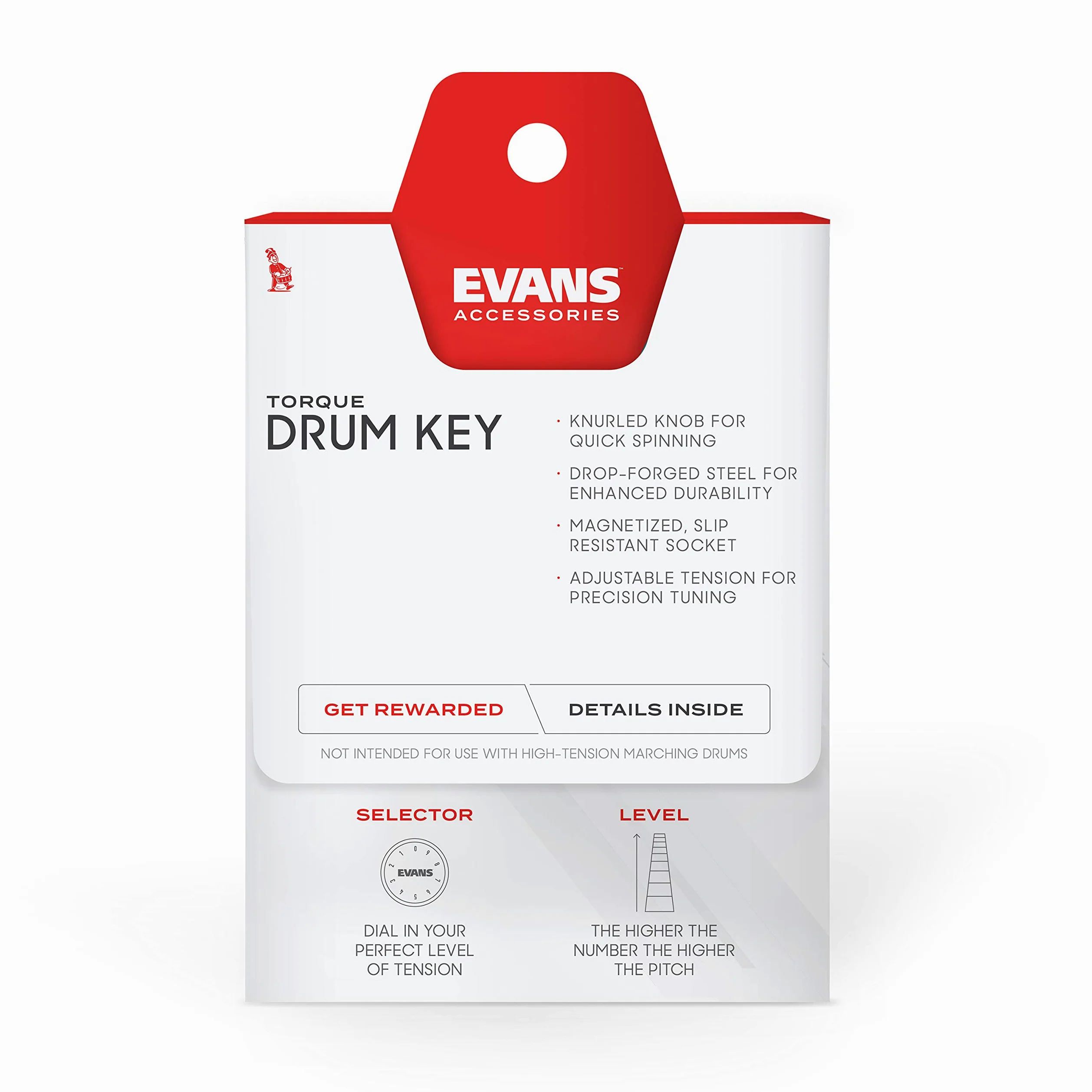 Evans DATK Stimmschluessel Torque Drum Key