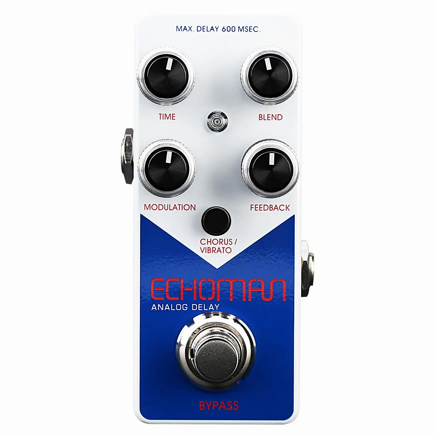 XVive V21 Echoman Analog Delay - Effektpedal mit bis zu 600 ms Delay‑Zeit, Chorus/Vibrato Schalter und True Bypass