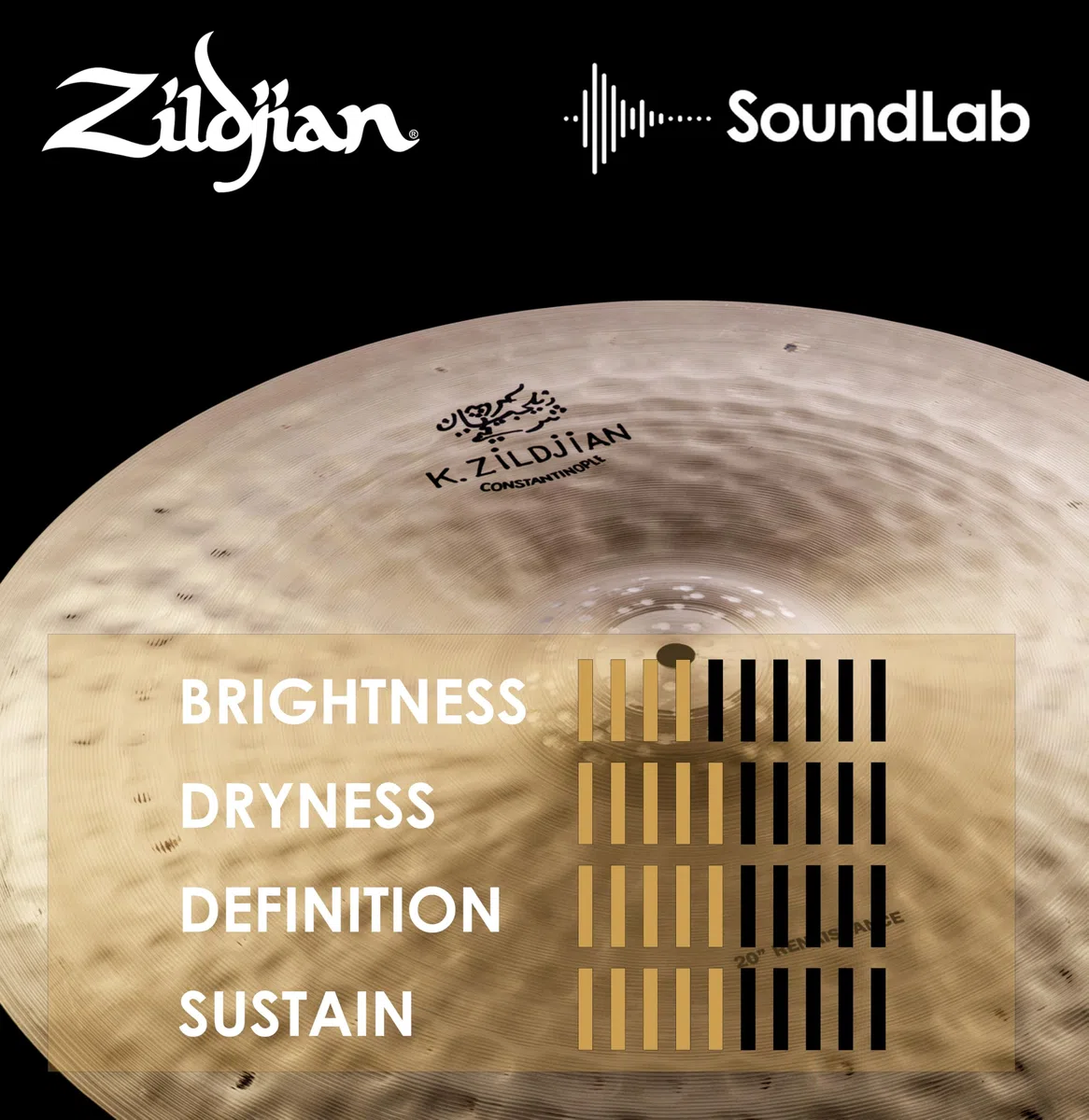 Zildjian K Constantinople Series - 20 Zoll Renaissance Ride Cymbal