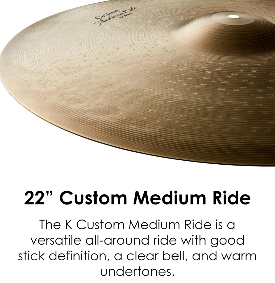 Zildjian K Custom Series - 22" Medium Ride Cymbal