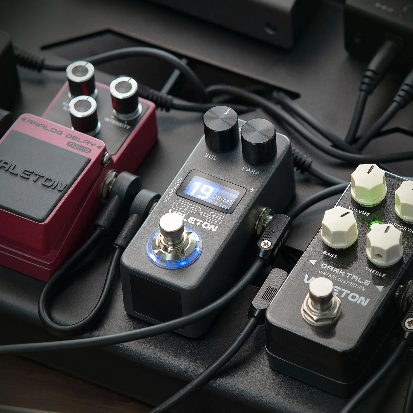 VALETON Multi-Effekt Prozessor & NAM/IR Loader Pedal Super Compact GP-5