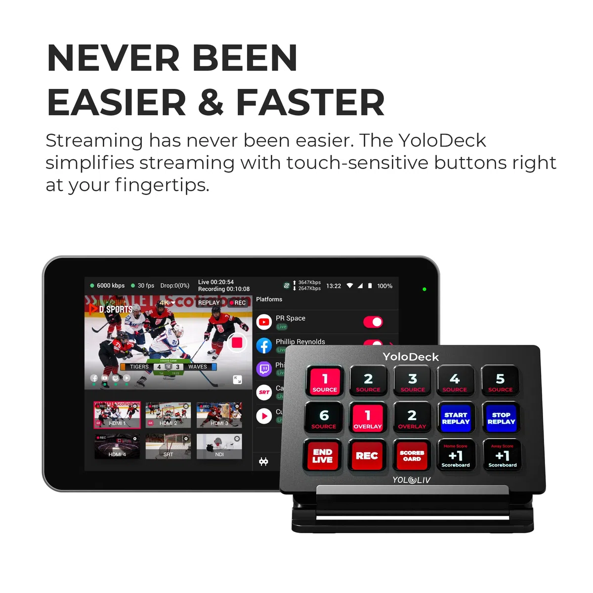 YOLOLIV YoloDeck Streaming Controller for YoloBox
