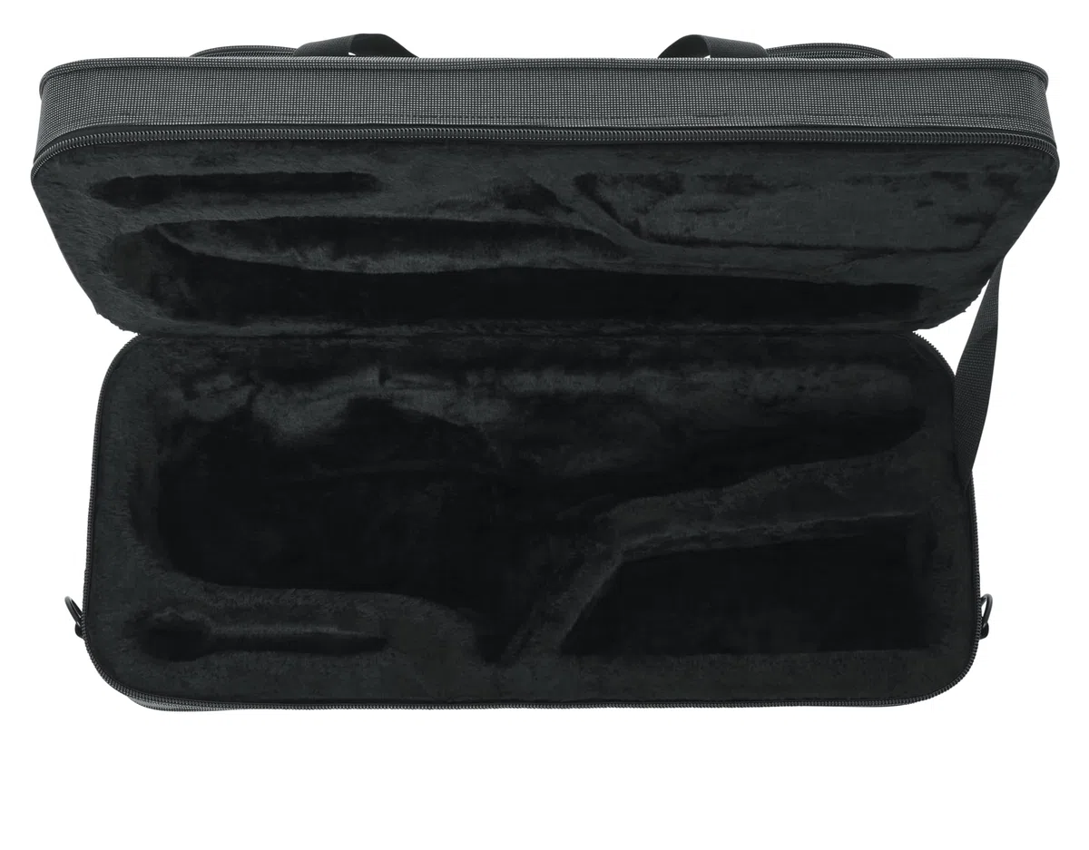 Gator GL-ALTOSAX-MPC Leichtgewicht Koffer für Alt-Saxophon – Stoßfeste EPS-Schaum-Polsterung, Nylon-Außenhülle, ideal für Schule, Bühne & Reise