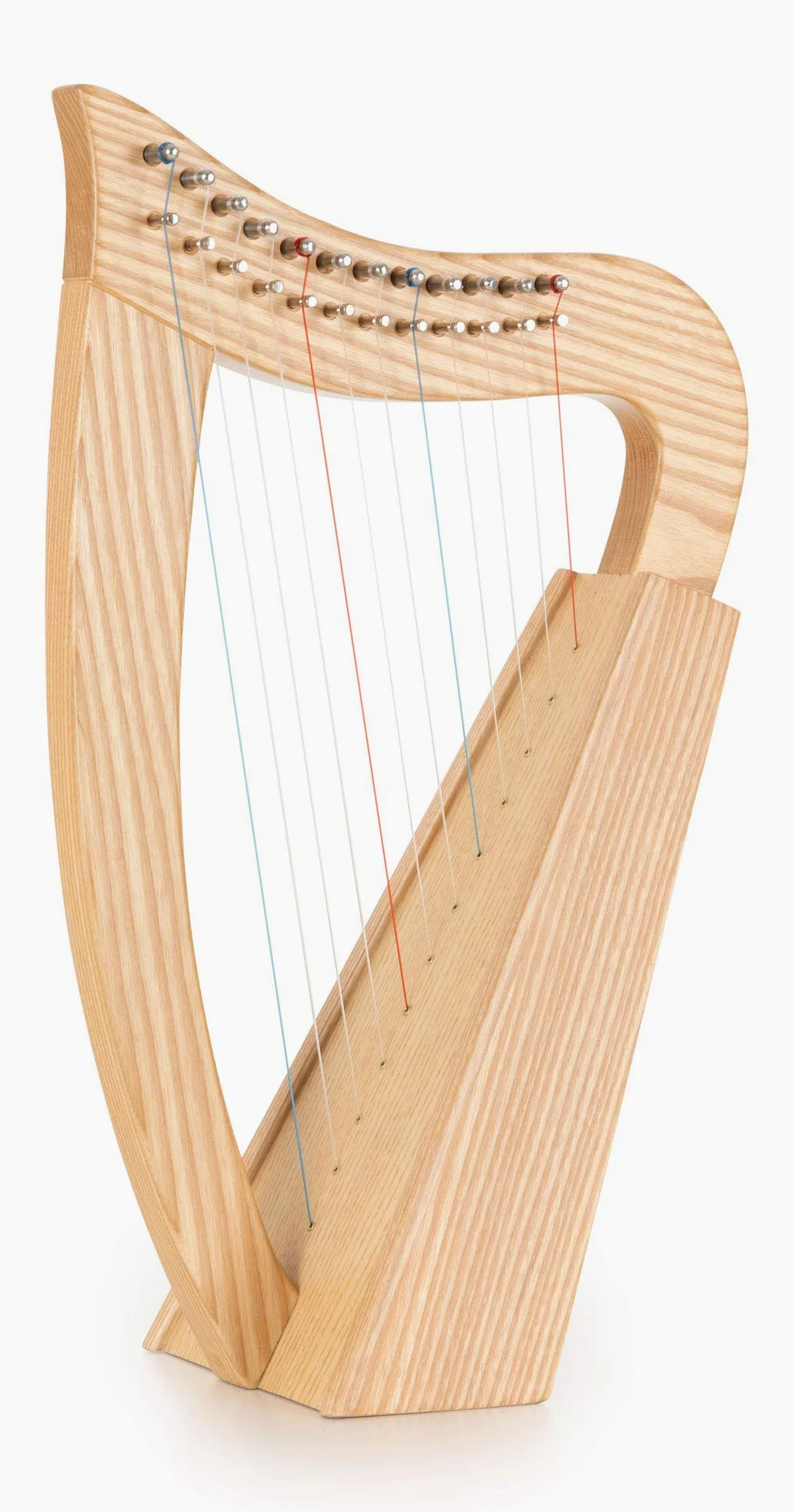 Classic Cantabile Keltische Harfe - Kompakte Celtic Harp aus Eschenholz - 12 Saiten - In C-Dur gestimmt - Inklusive Tasche und 2 Stimmschlüssel - Höhe: 51 cm