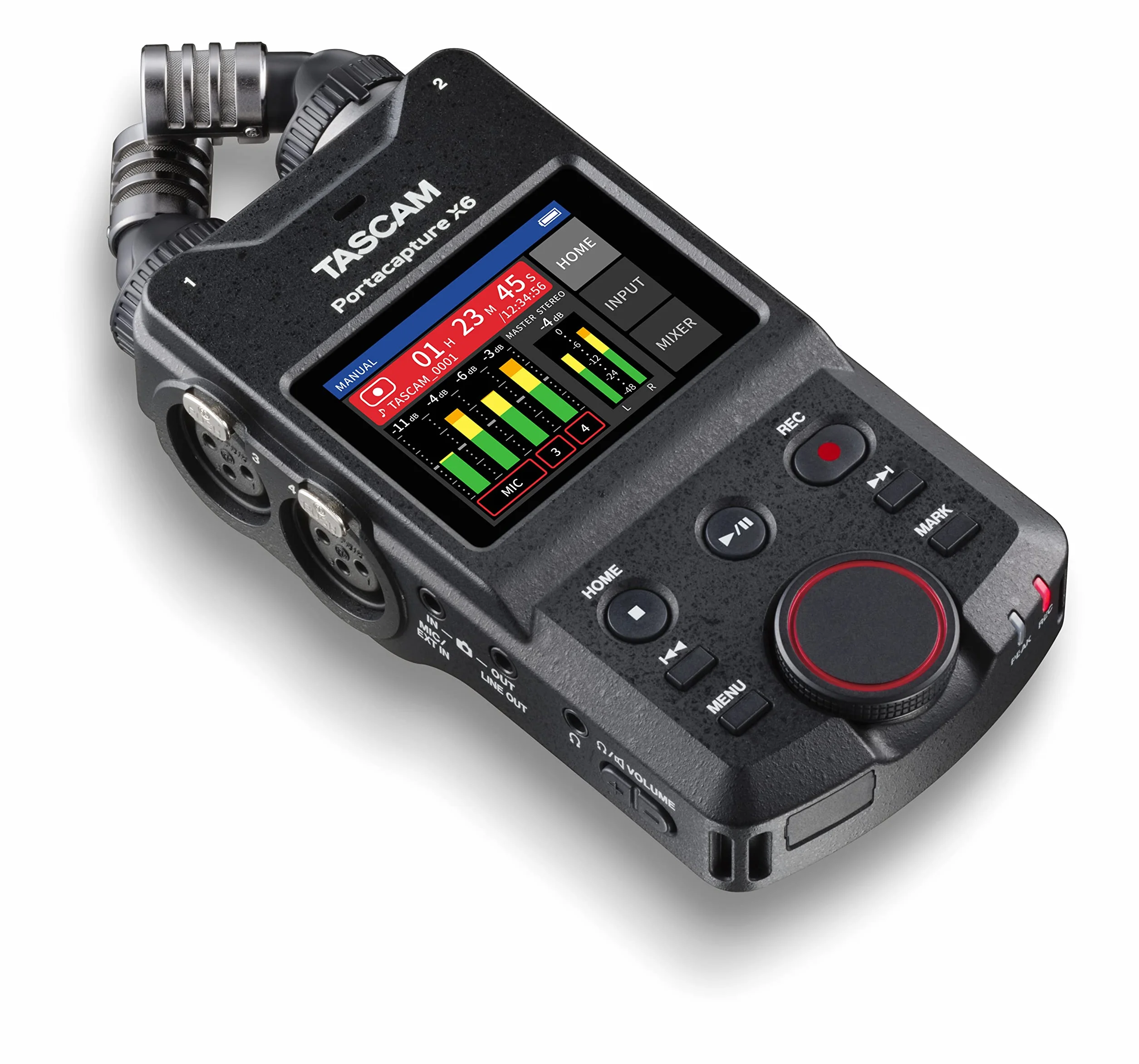 Tascam Portacapture X6 - Hochauflösender Handheld-Mehrspurrecorder