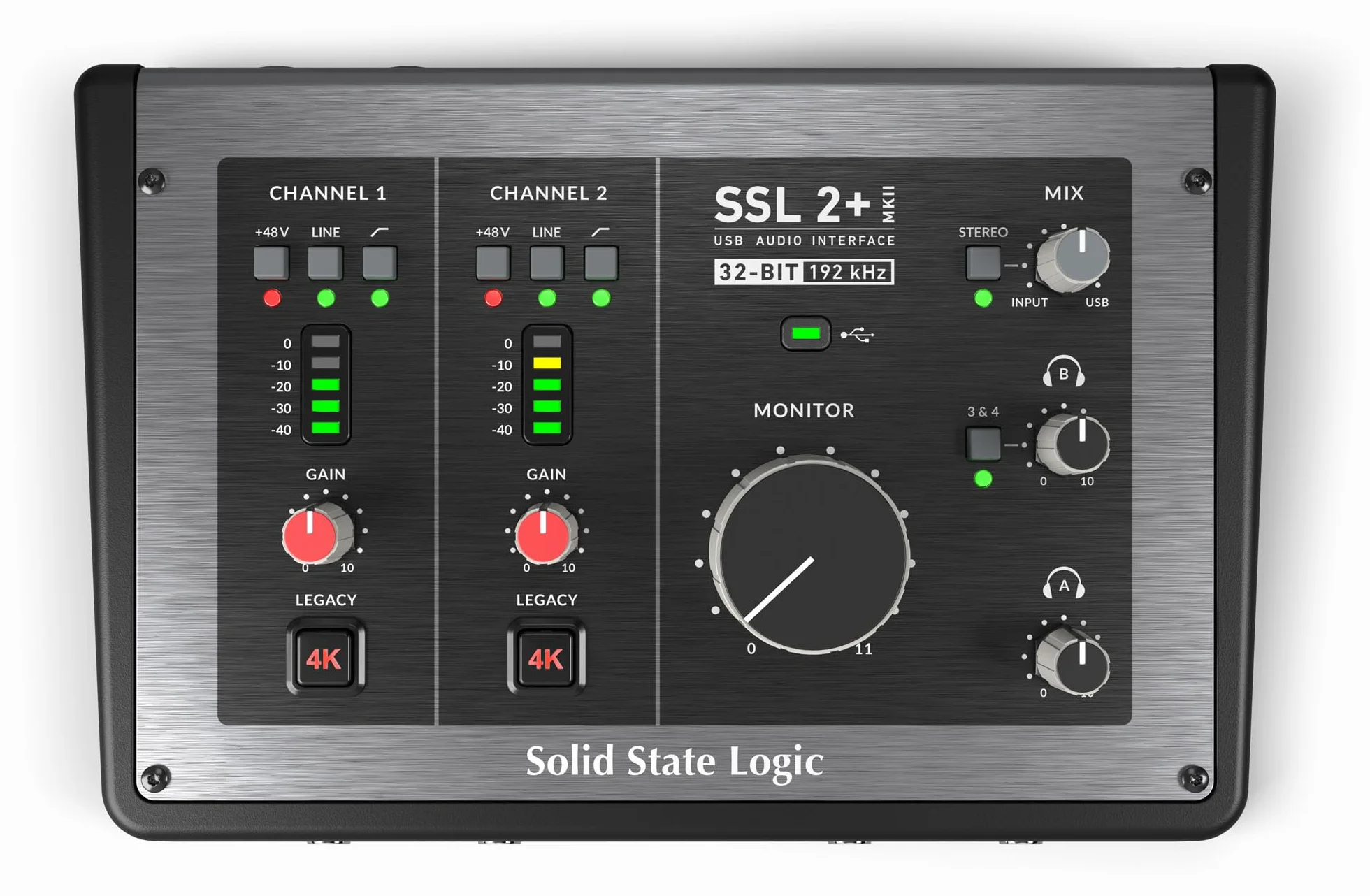 Solid State Logic SSL 2+ MKII - 2x4 USB-Audio-Schnittstelle