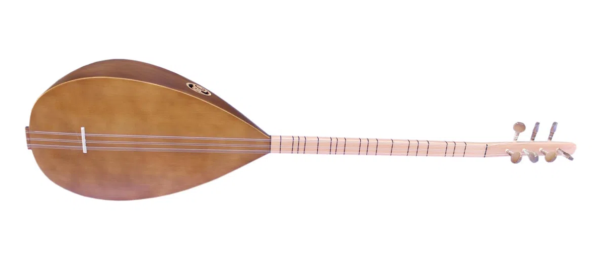 Turkish Quality Short Neck Maulberry Baglama Saz ASK-109