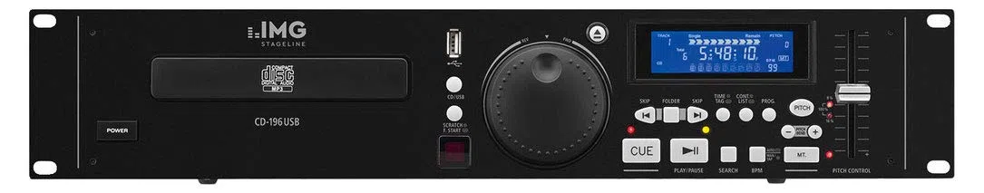 IMG CD-Player 212890, Schwarz,