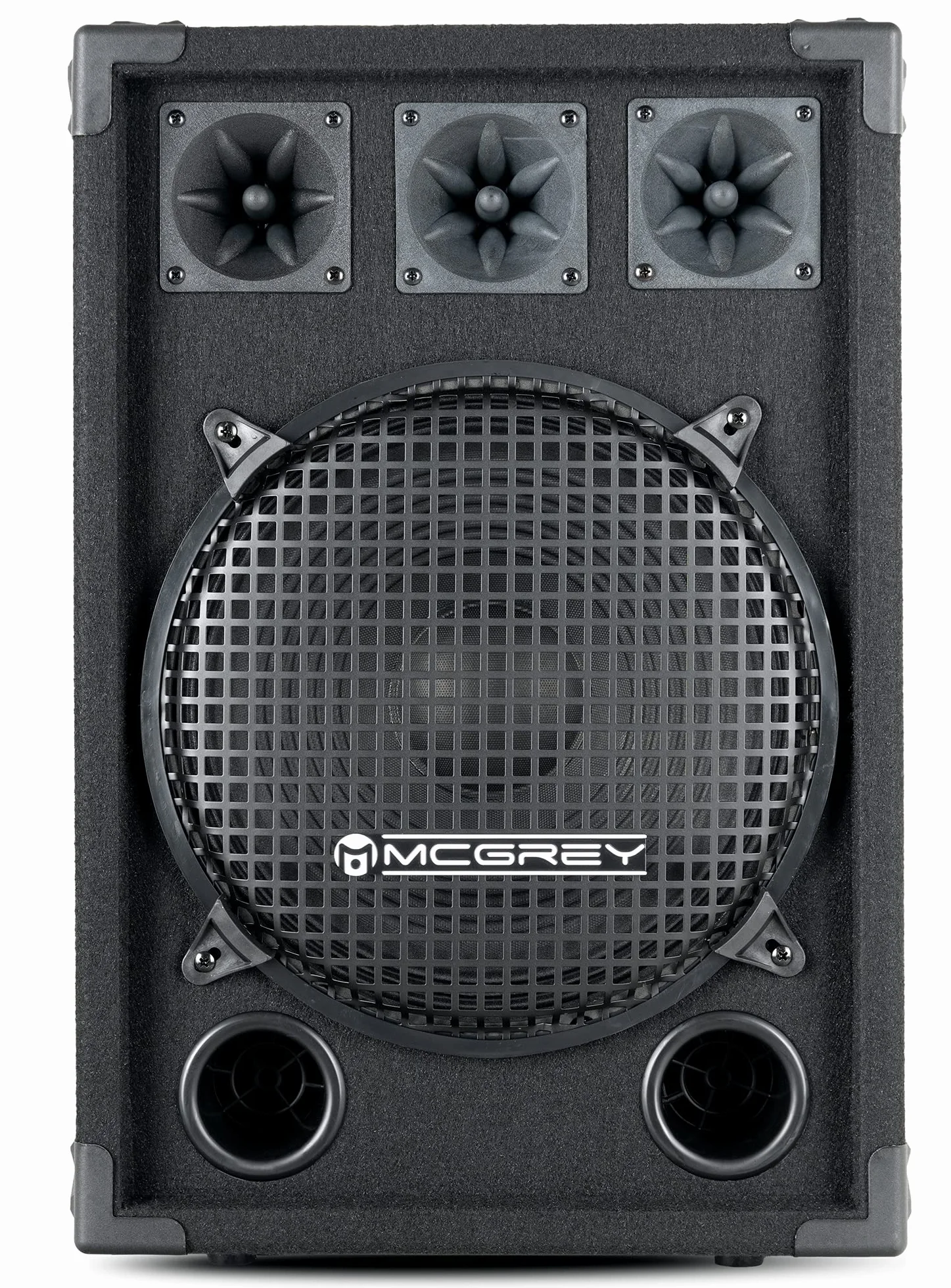 McGrey DJ-1222 DJ PA Lautsprecher Box 30cm 12" Subwoofer 1200W Passiv 2-Wege System Holzgehäuse