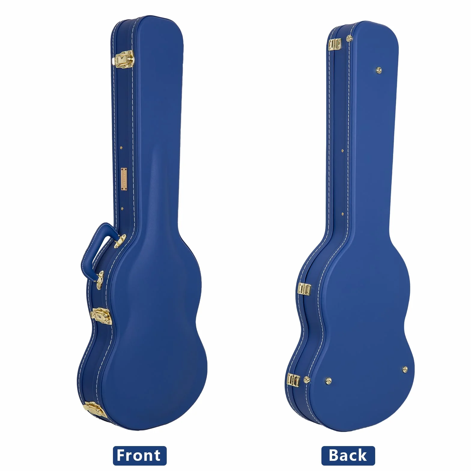 Crossrock Designer Series Holzkoffer für Gibson SG Elektrogitarren - Sicherheitsschloss, Metallfüße, Lagerraum - Lebhafter Blau (CRW520SGVB)
