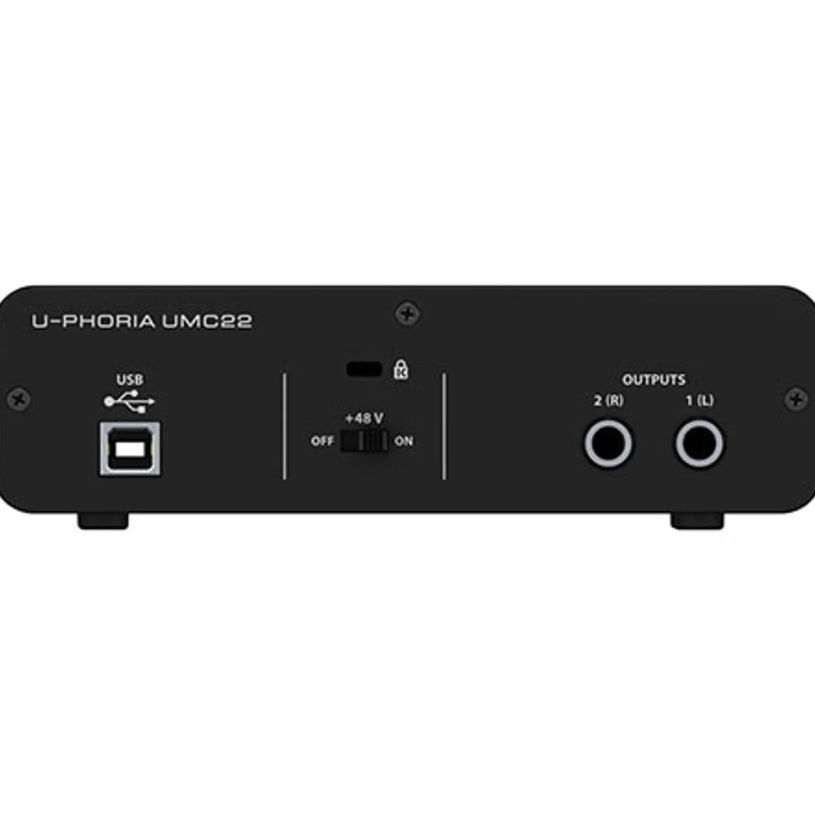Behringer UMC22 2x2 USB Audio Interface mit Midas Mic Vorverstärker
