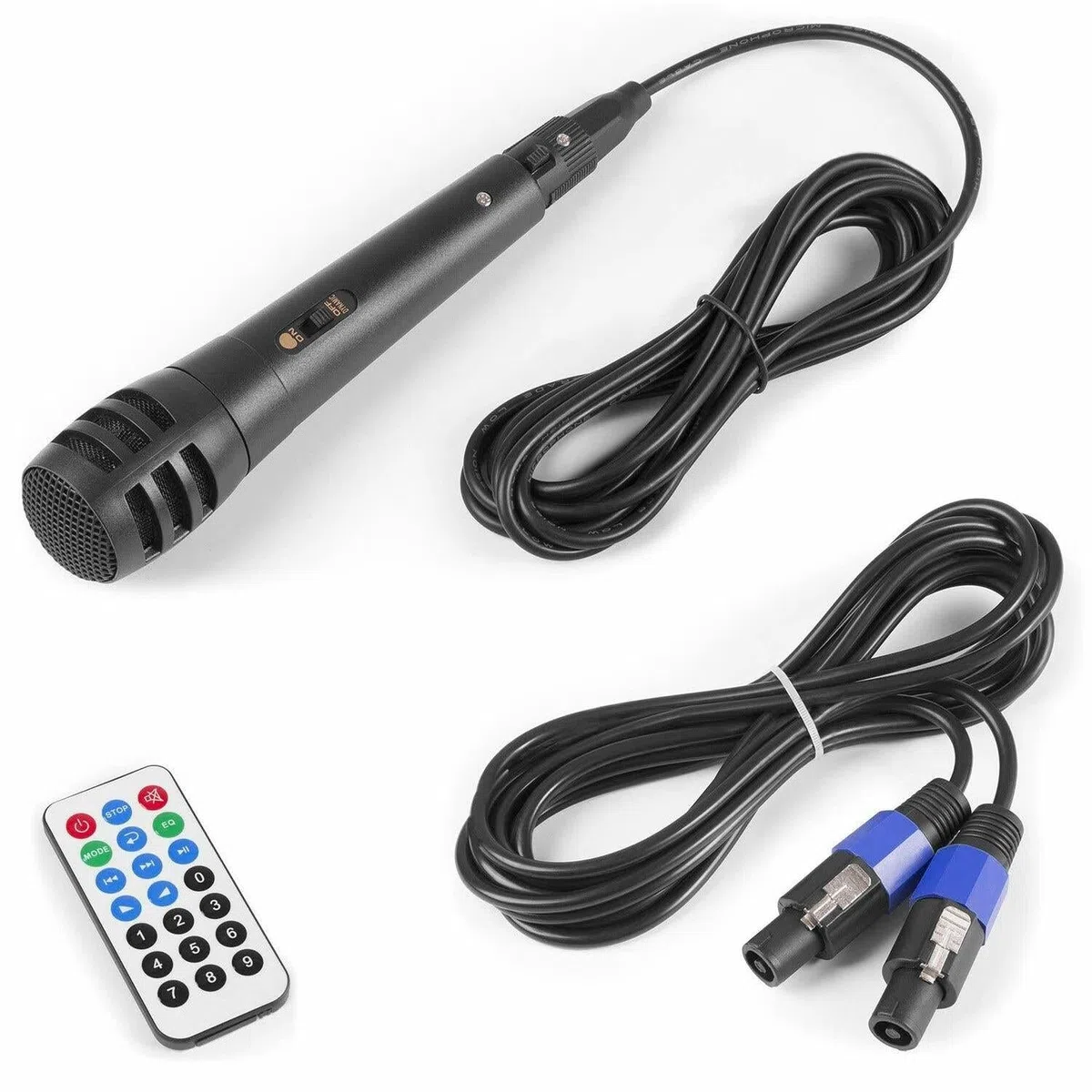 Vonyx VPS122A Aktives Lautsprecher-Set 800 W 12" (30 cm) USB/SD-Port MP3 BT