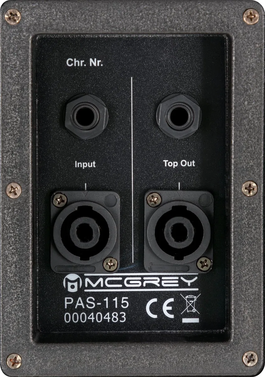 McGrey PAS-115 Passiv-Subwoofer 2X Set - 15" Woofer - Belastbarkeit: 300 Watt (RMS) - Impedanz: 4 Ohm - Frequenzgang: 45 Hz - 1,5 kHz - Anschlüsse im Klinken- und SPK-Format - Robustes Holzgehäuse