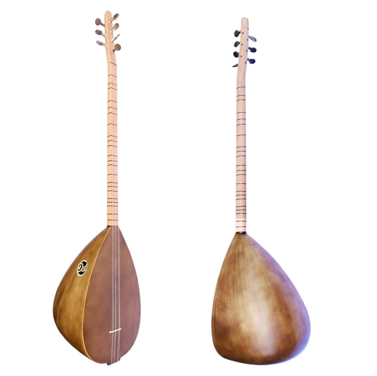 Baglama Saz ASL-109 Maulbeere mit langem Hals, türkische Qualität