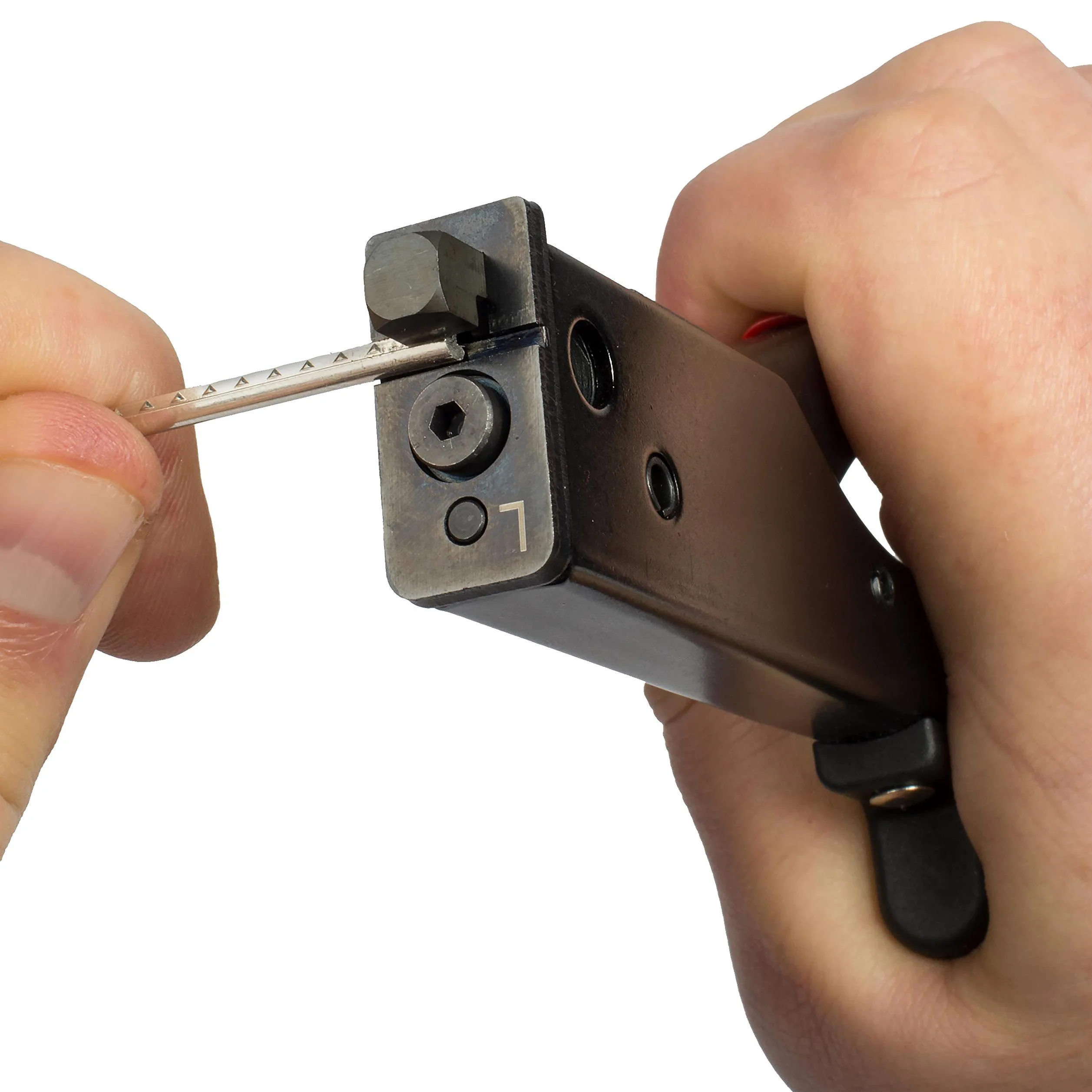 StewMac – Professionelle Bundzange (Tang Nipper) für Gitarre & Gitarrenbau, Werkzeug zum Ausklinken des Bundstegs bei Instrumenten mit Binding, Präzision