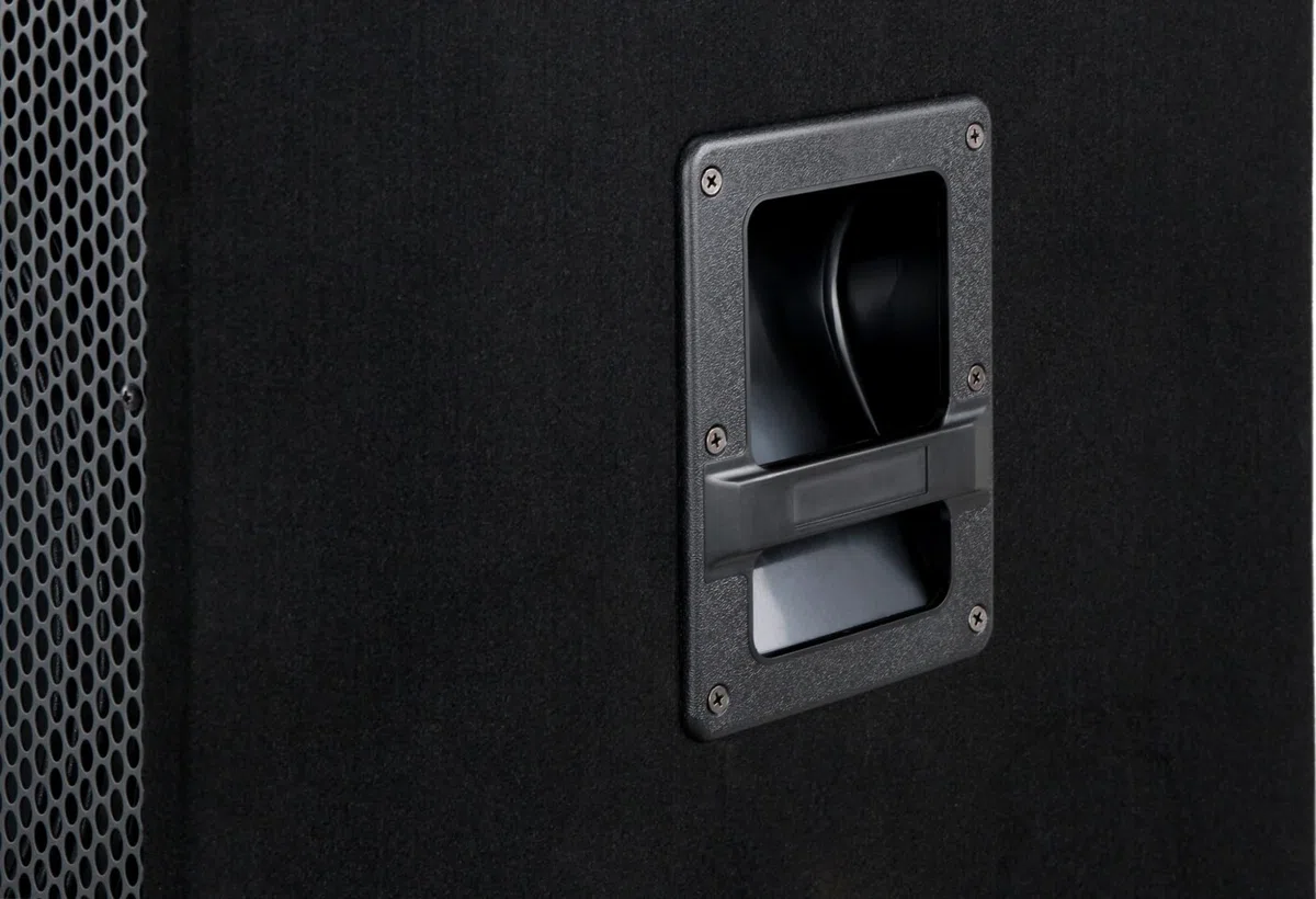 McGrey PAS-118 18" passiver Subwoofer (DJ, PA, Bass Box, 450/900/1800 Watt (RMS/Musikleistung/Peak), Bassreflex-Kanäle, 18" Woofer, SPK-Anschlüsse) schwarz