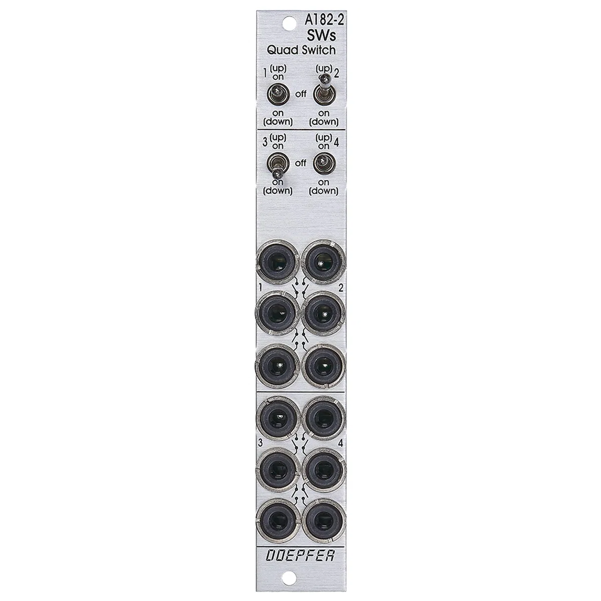 A-182-2 Quad Switches - Modular Synthesizer