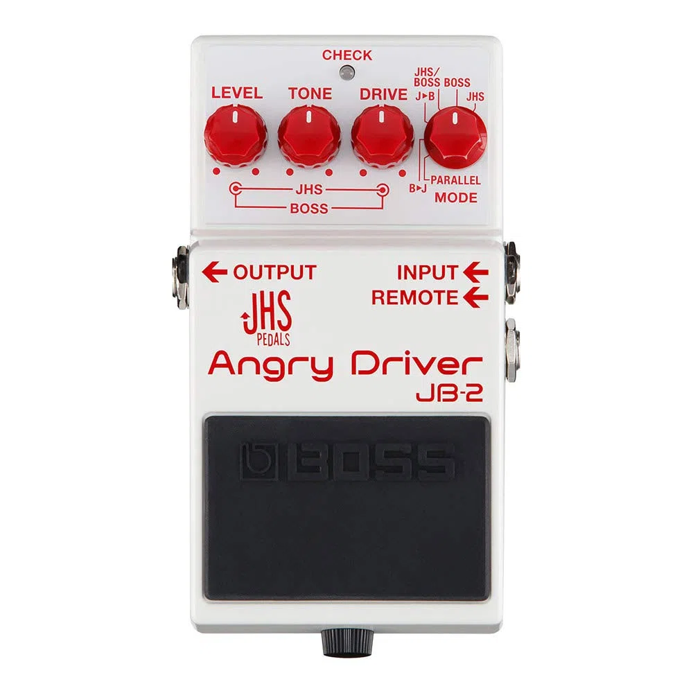 BOSS JB-2 Angry Driver Distortion Overdrive Pedal, komplett neues Overdrive-Pedal mit enormer klanglicher Bandbreite