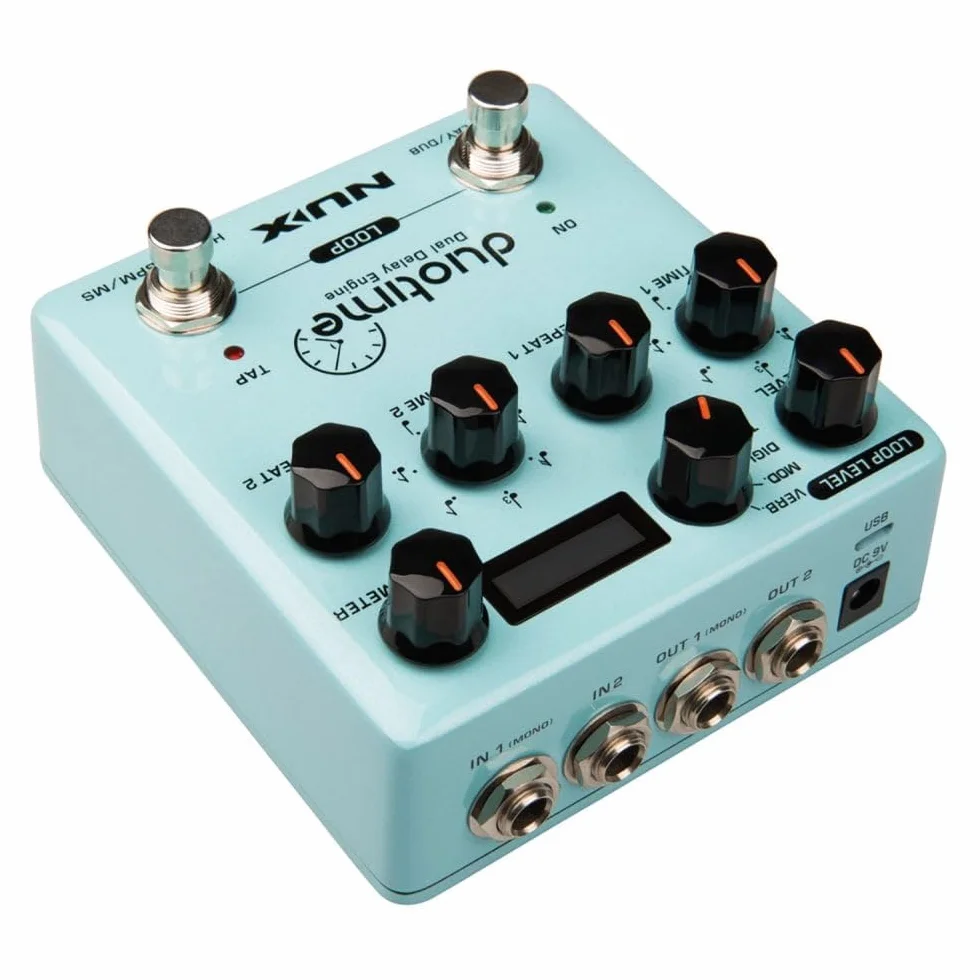 Nux Dual Delay Pedal & Looper Funktion NUX-NDD6