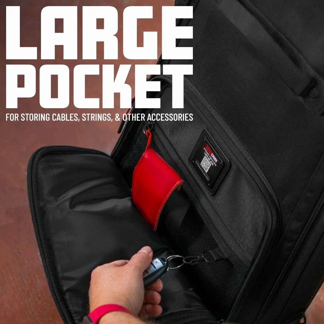 Gator Cases ICON Series Premium-Gigbag für Bassgitarren mit TSA-gepäckschlossfreundlichen Reißverschlüssen (G-ICONBASS)