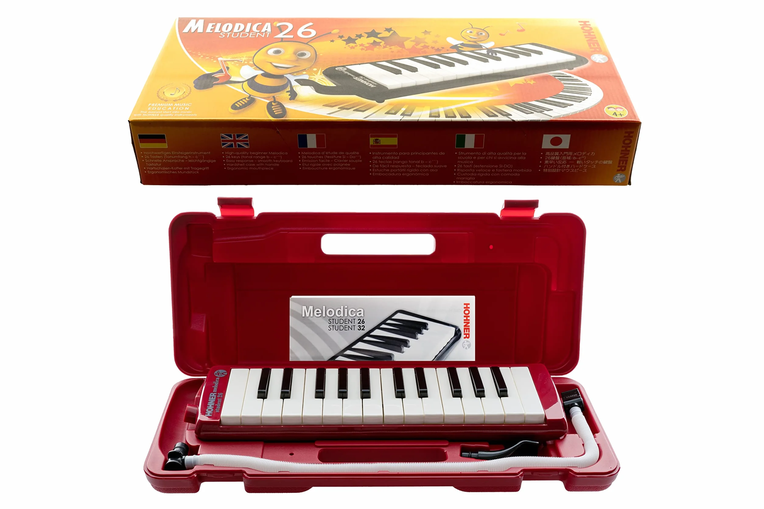 Hohner Melodica Student 26, rot