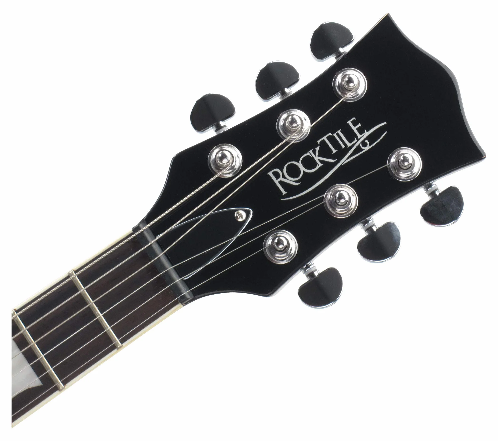 Rocktile Pro HB100-SB E-Gitarre (Halbresonanz/Hollowbody Korpus, 2 Humbucker, Rosenholz Griffbrett, Ahorn Hals, Mensur: 65 cm, Sattelbreite: 43 mm) Sunburst
