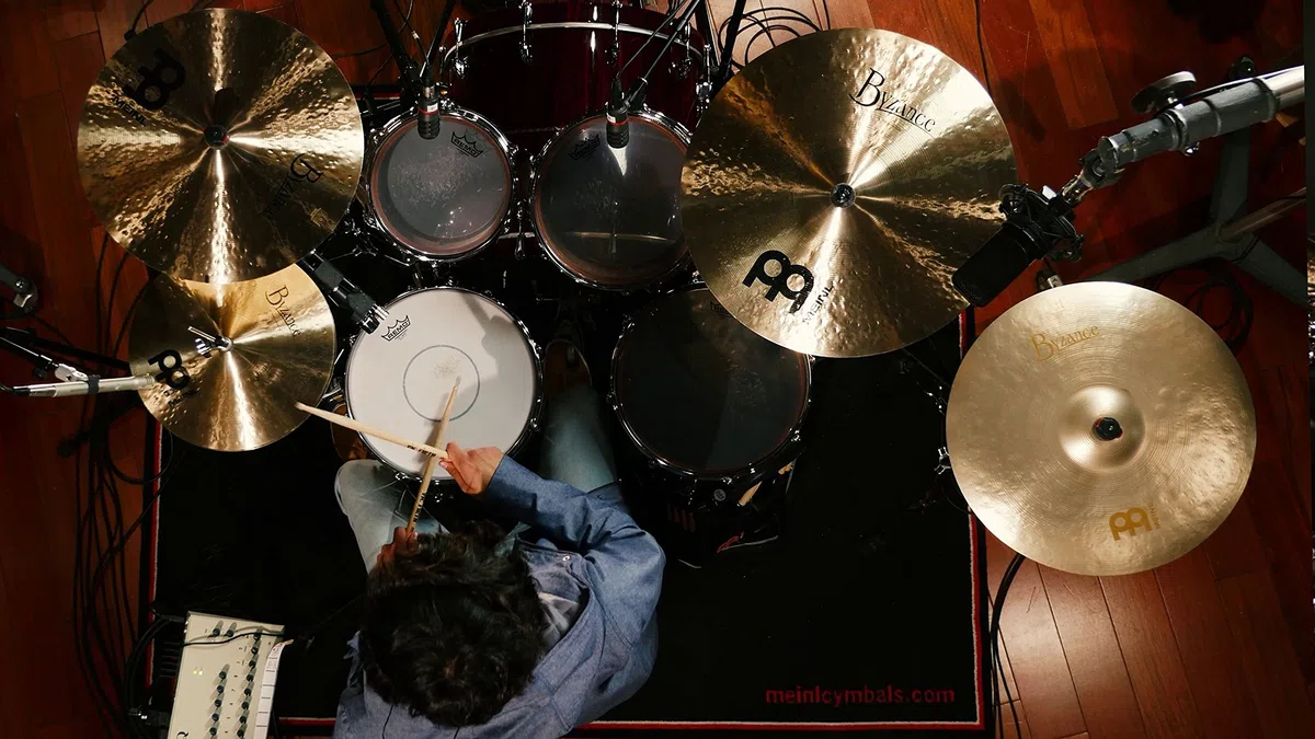 Meinl Byzance Medium HiHat 14" B14MH, Traditional Finish