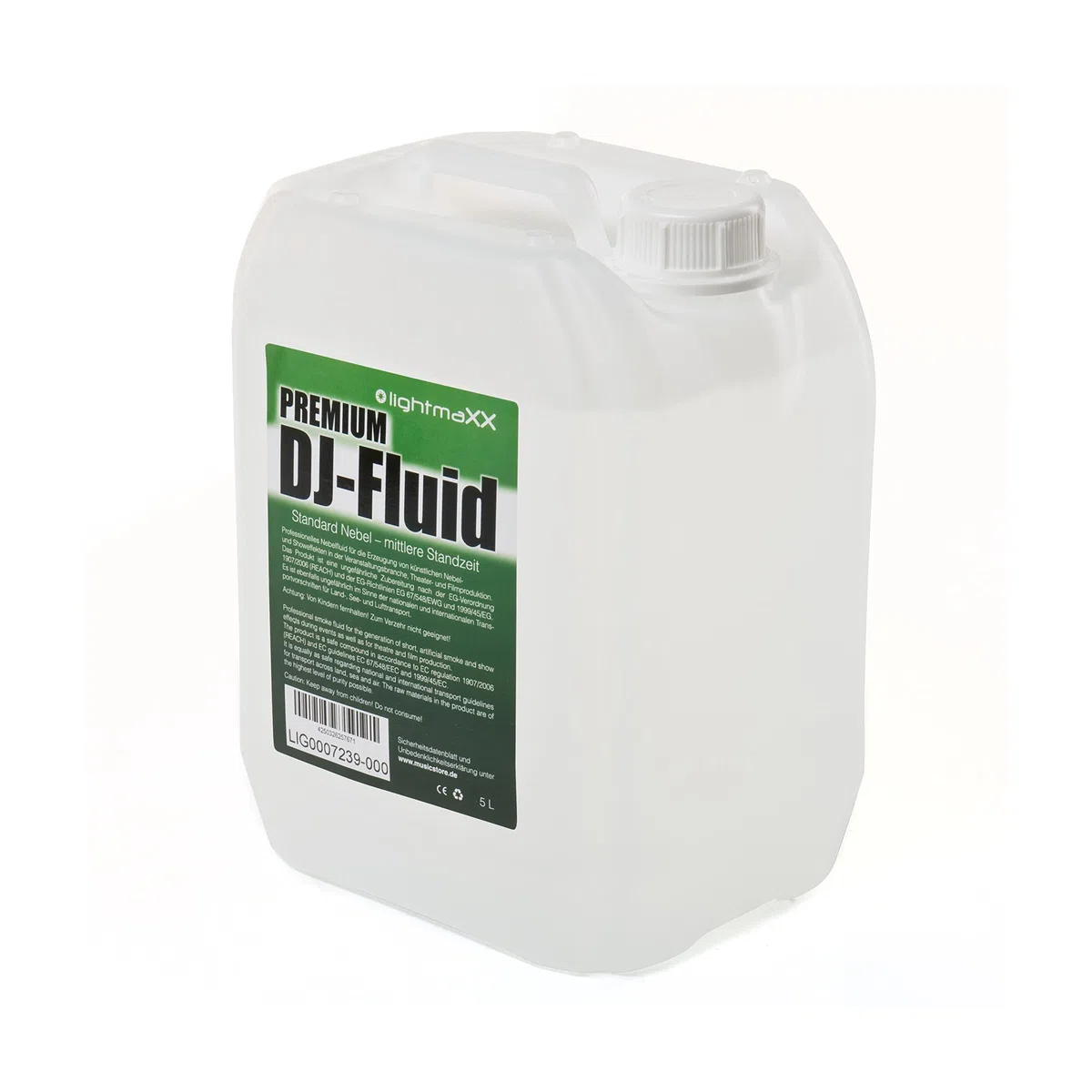 Premium DJ Nebelfluid, 5L, Wasserbasis, Leichte Qualität, Made in Germany