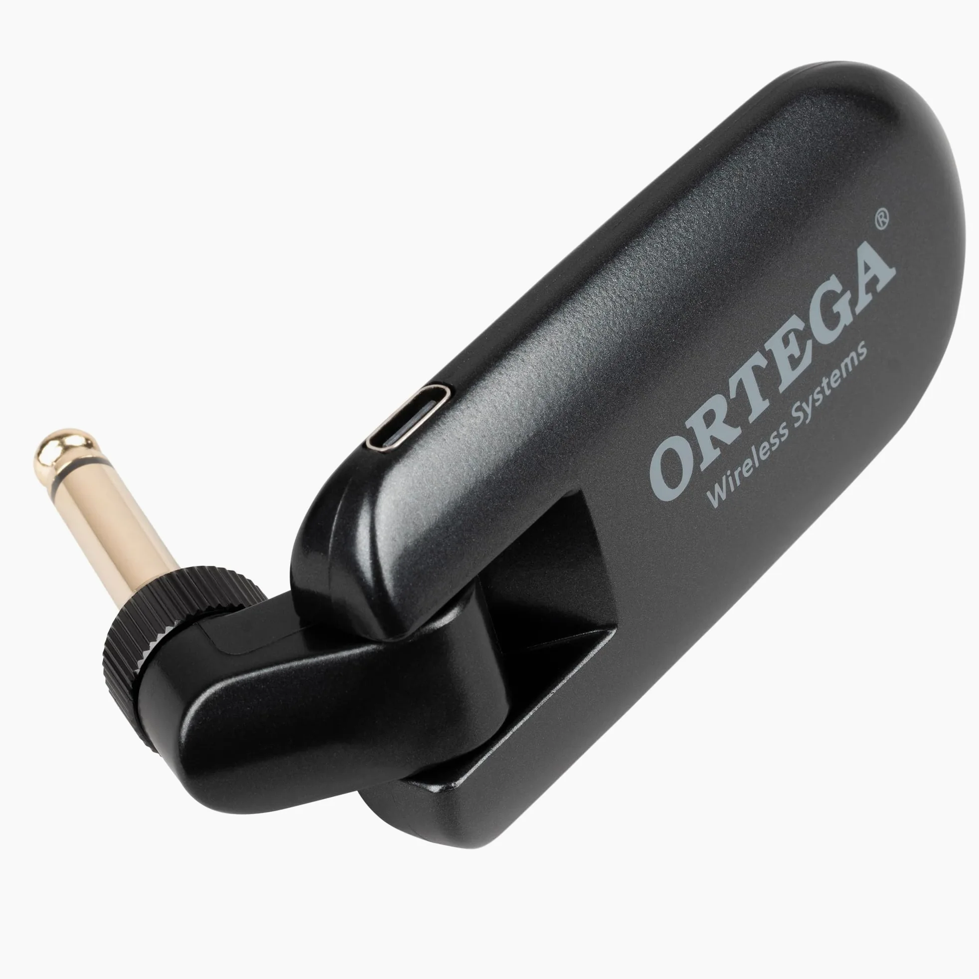Ortega Guitars Wireless System Pickup – Tonabnehmer für Gitarren mit 100 mm Schallloch – Wiederaufladbar – Schwarz (OSWS100)